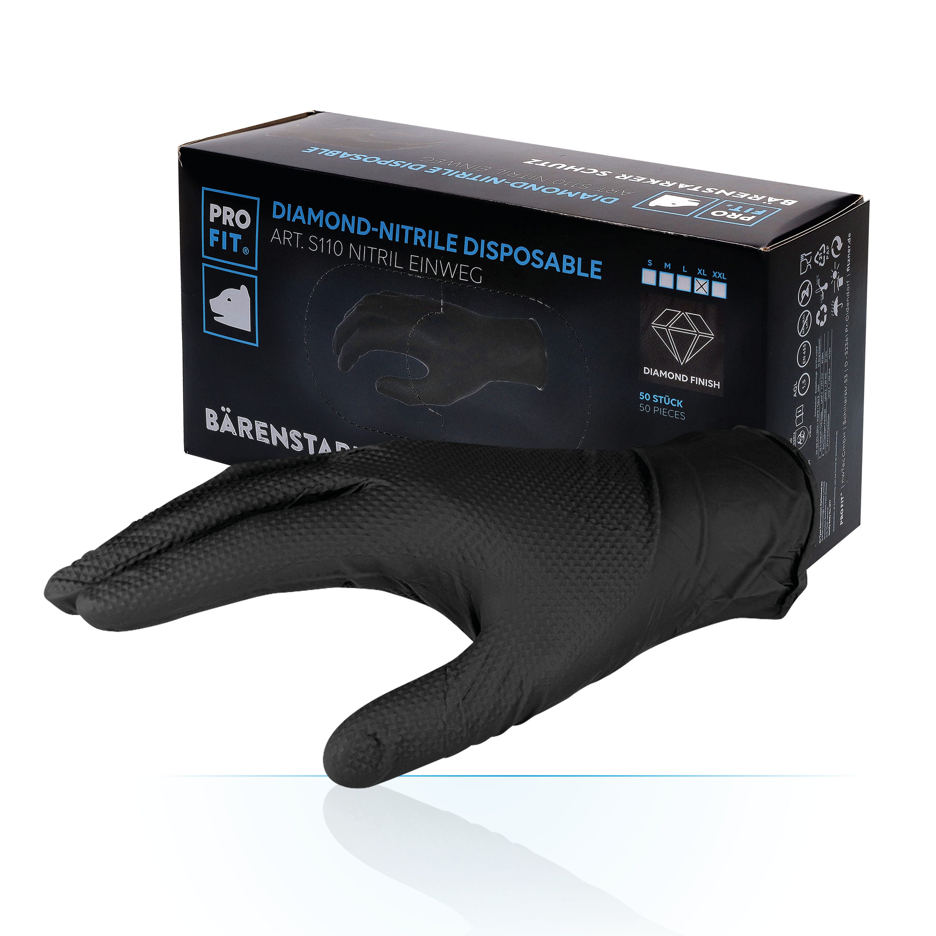 PRO FIT by Fitzner Einweghandschuhe Nitril Einweghandschuh, Chemikalienschu günstig online kaufen