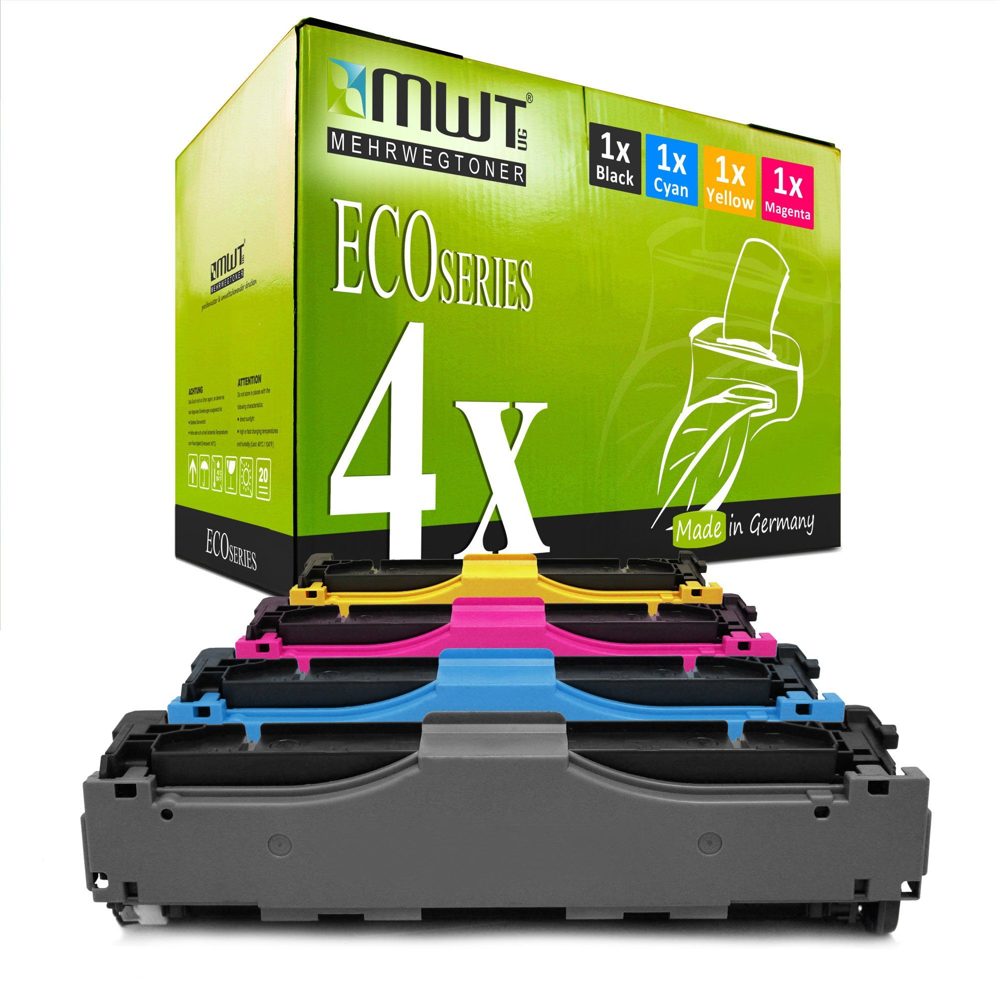 Mehrwegtoner Tonerkartusche Toner ersetzt HP CE410X CE411A 305A CE413A CE412A