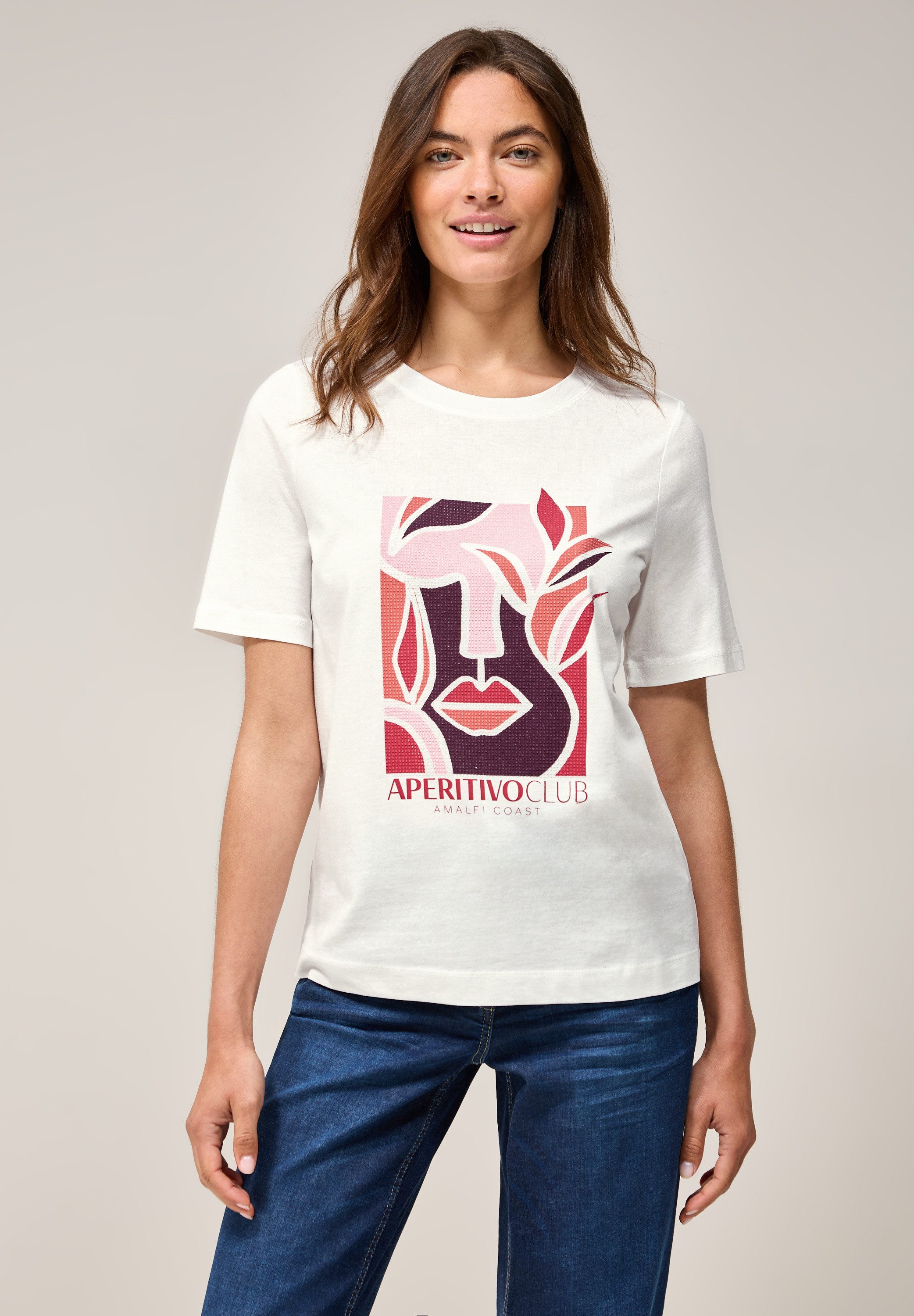 Cecil Print-Shirt, im soften Baumwoll-Mix günstig online kaufen