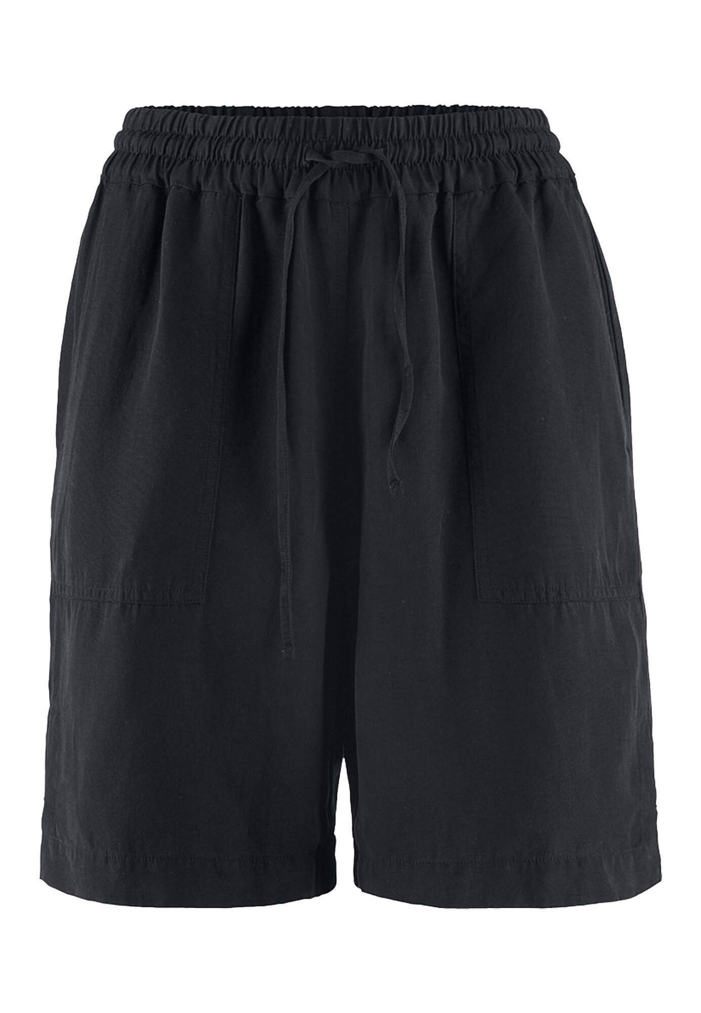 Hessnatur Shorts aus weichem TENCEL Lyocell mit Leinen (1-tlg)