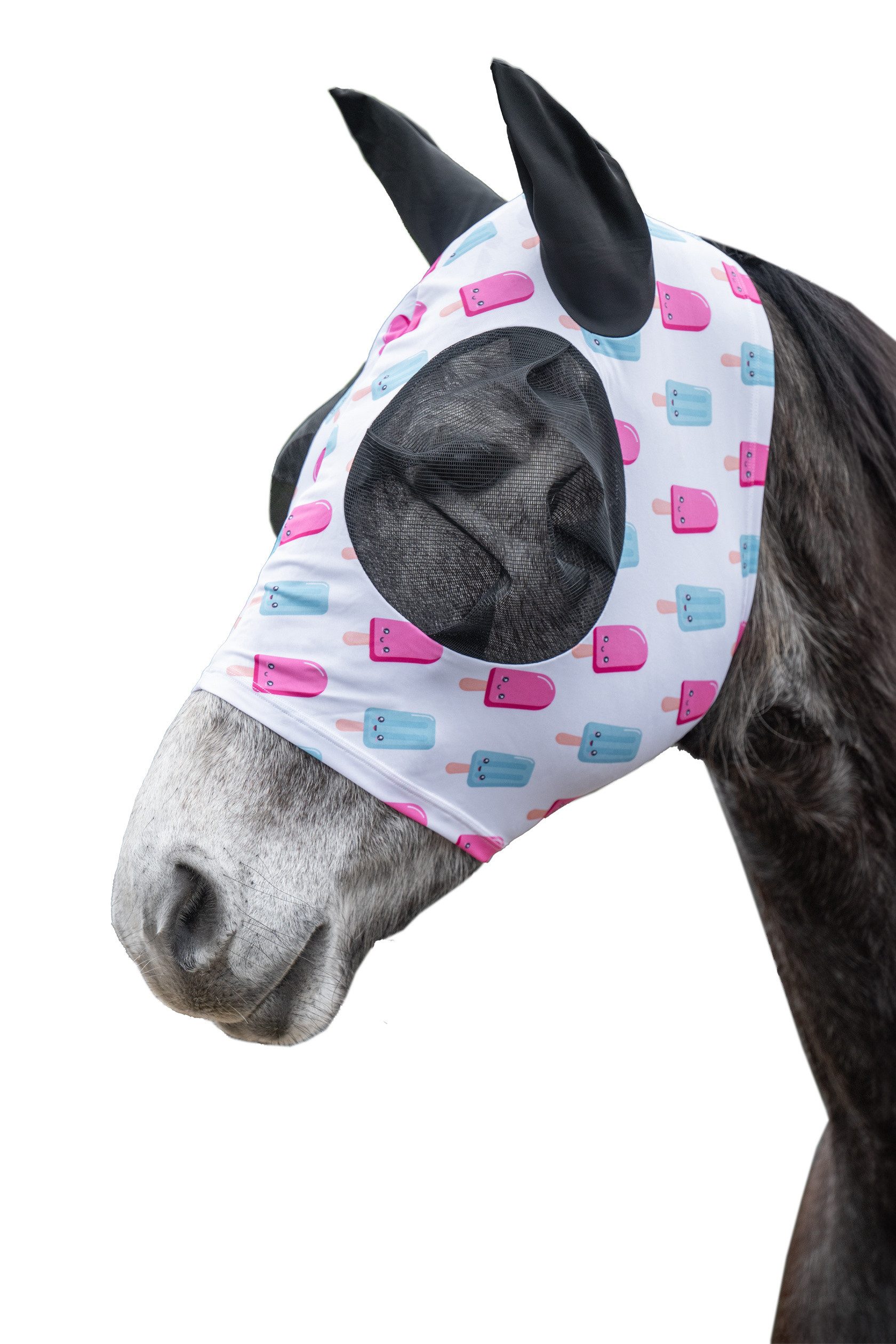 HKM Fliegenmasken Fliegenschutzmaske -Ice Cream-