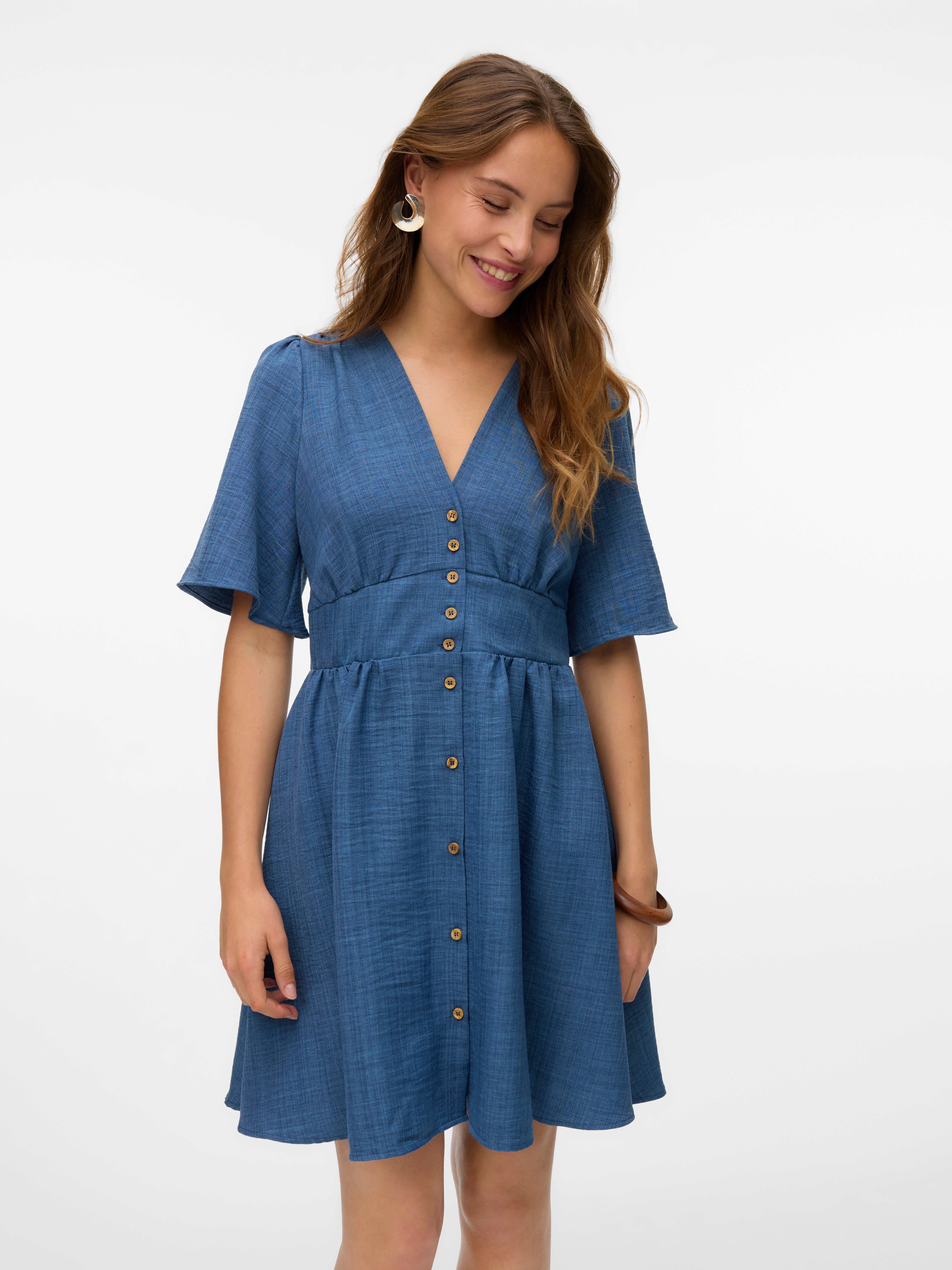 Vero Moda Minikleid VMMELANEY 2/4 SHORT günstig online kaufen