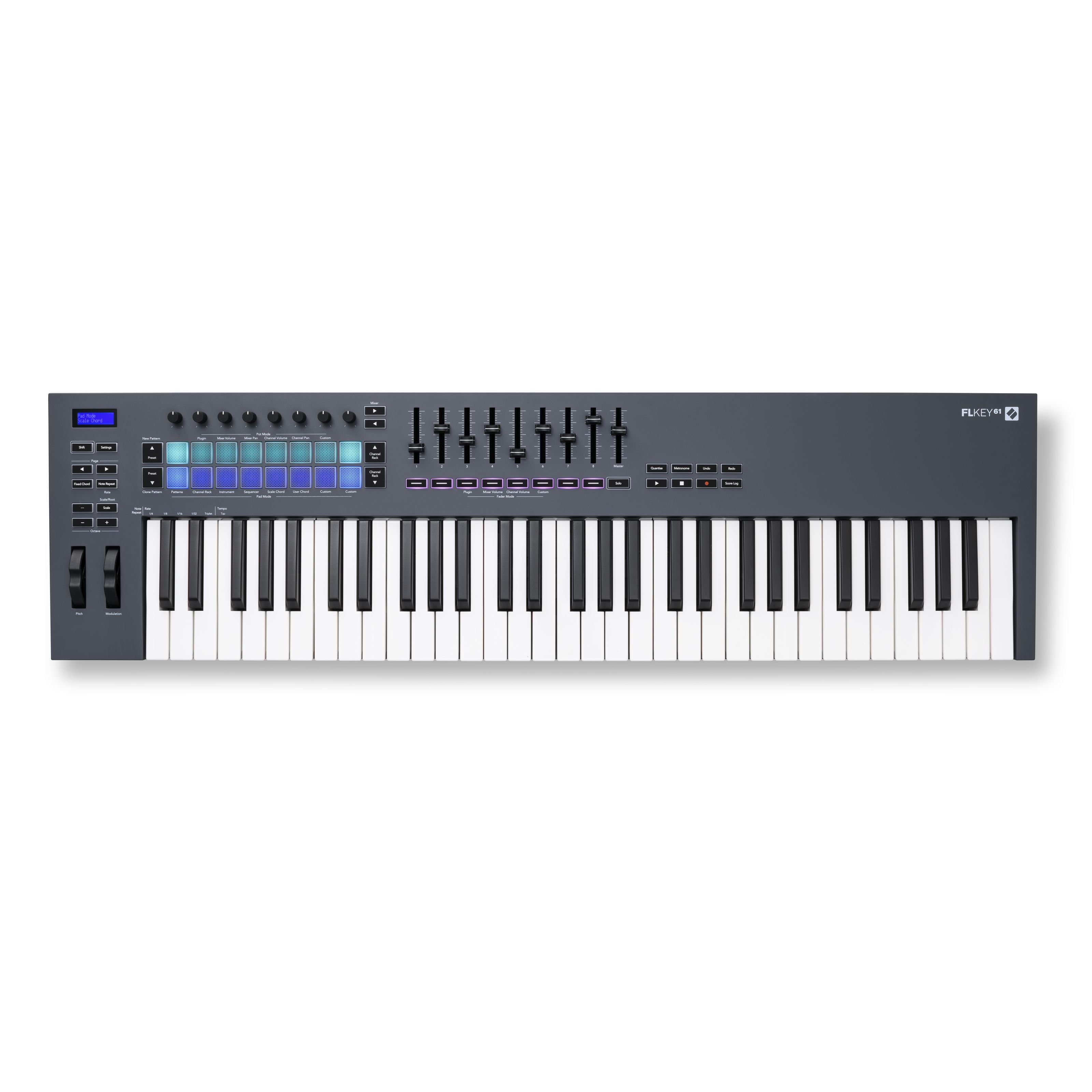 Novation Masterkeyboard (Masterkeyboards, MIDI-Keyboard 61), FLkey 61 - Midi Keyboard
