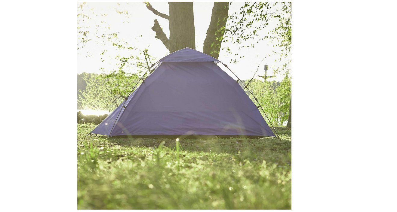 robust Pop Wurfzelt Sekunden 3, Camping wasserfest Kuppelzelt 10 in aufgebaut, Lumaland Up 215x195x120cm Festival Personen: