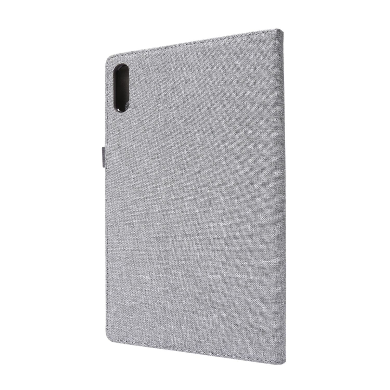 König Design Tablet-Hülle Lenovo Tab P11 Pro, Tablet-Hülle für Lenovo Tab P11 Pro - Schutztasche Wallet Cover 360 Case Etuis - Grau