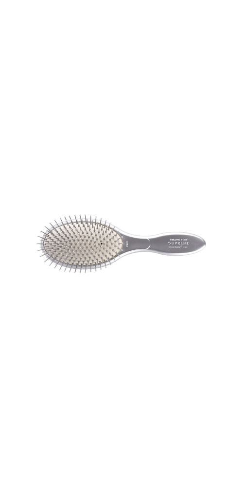 OLIVIA GARDEN Haarbürste Olivia Garden Expert Care Oval Nylon Silber