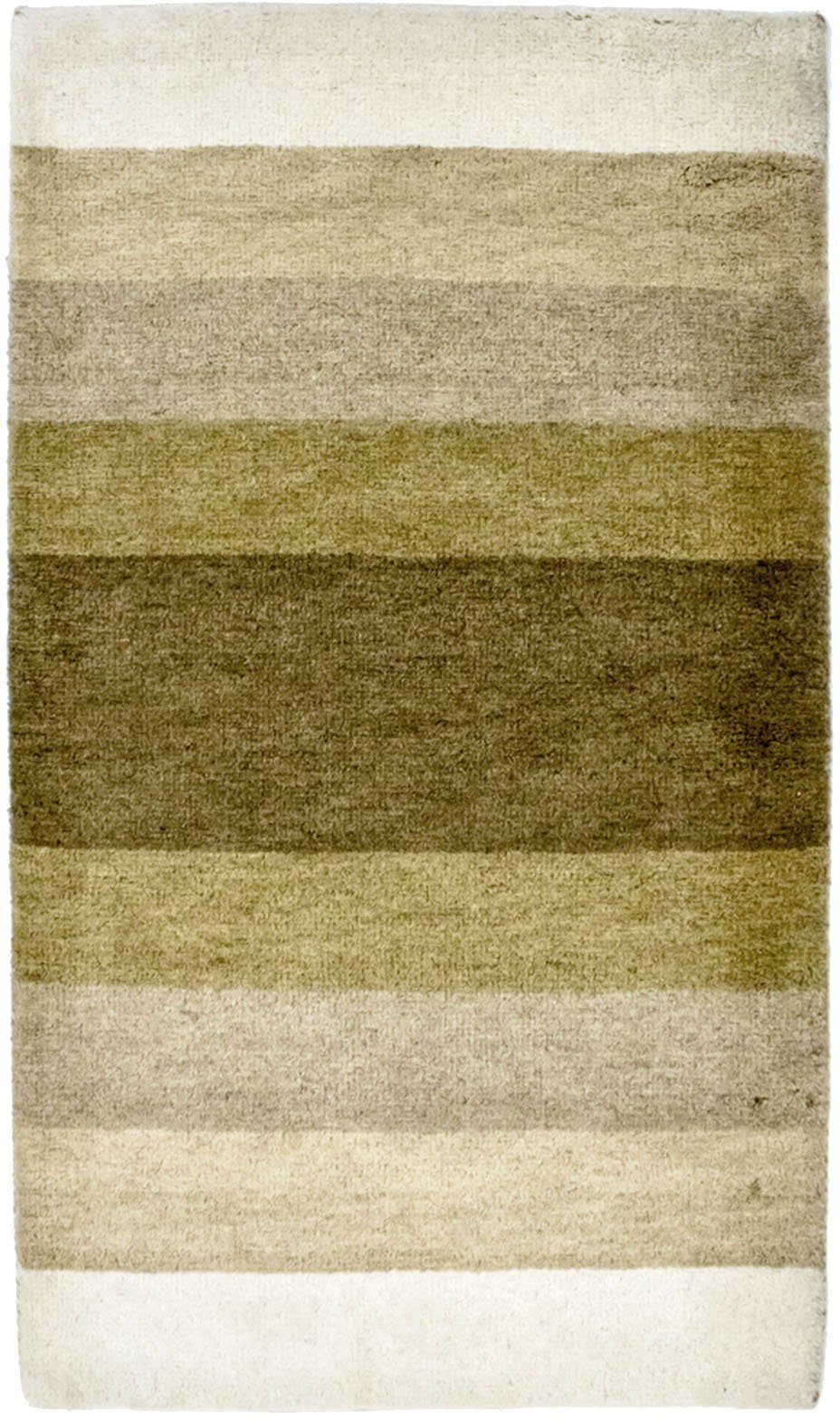 Wollteppich Gabbeh handgeknüpft Teppich mm, mehrfarbig, 18 rechteckig, morgenland, handgeknüpft Höhe