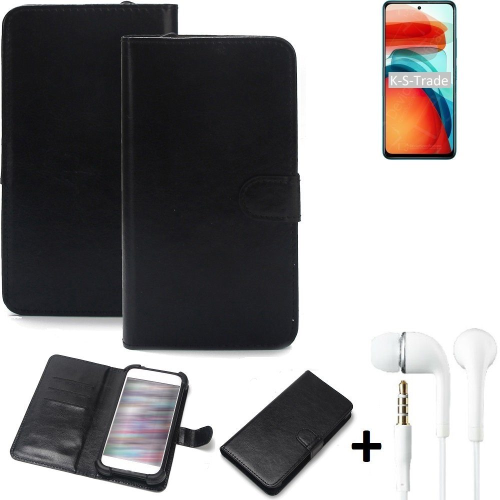 K-S-Trade Handyhülle für Xiaomi Redmi Note 10 Pro China, Wallet Case Handyhülle Schutzhülle Flip cover Flipstyle Tasche