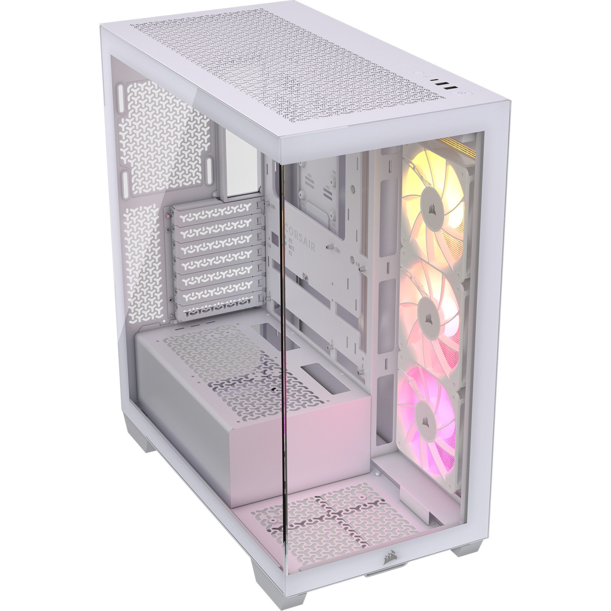 Corsair PC-Gehäuse Corsair 3500X ARGB, Tower-Gehäuse, (Tempered