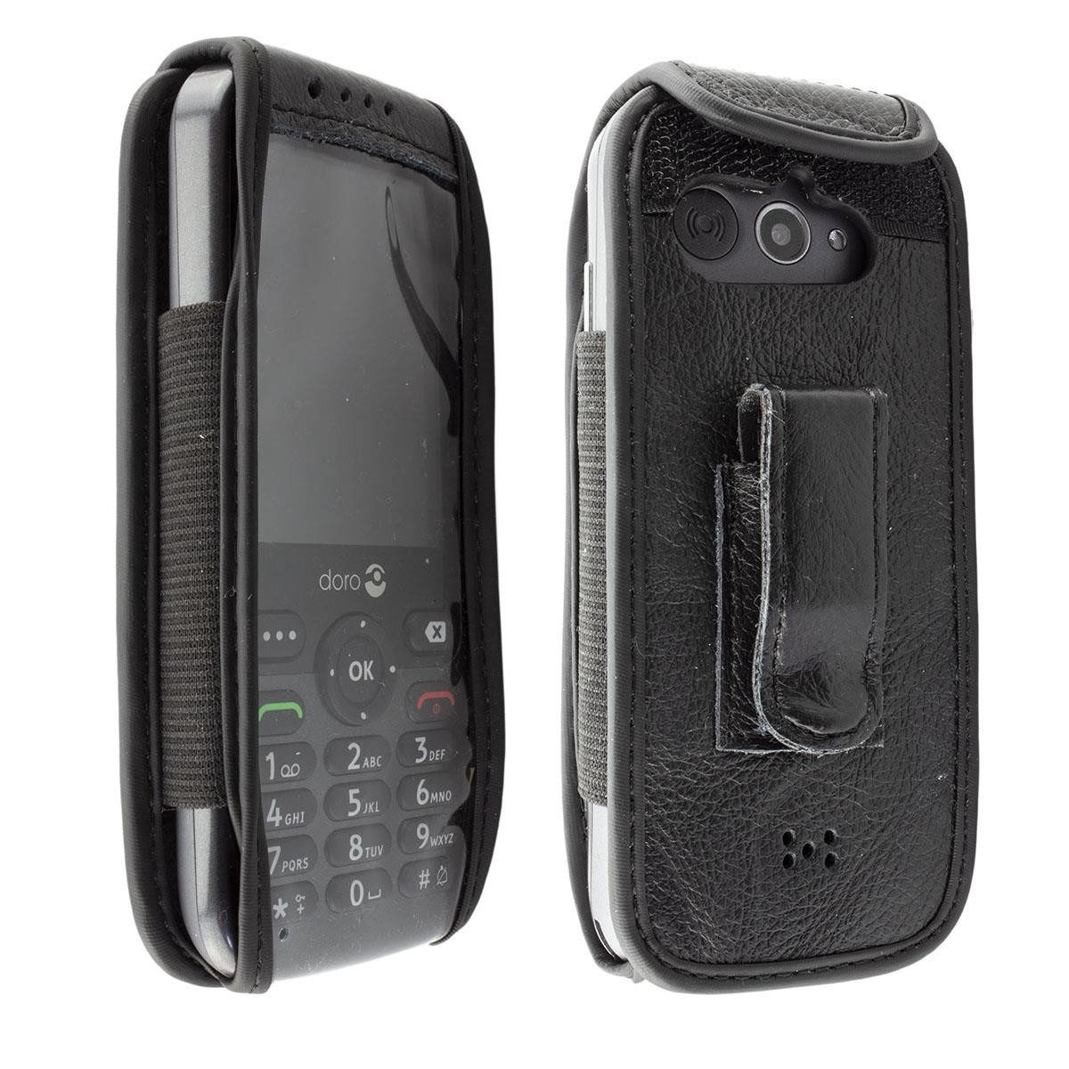 Handytasche caseroxx Handytasche mit Gürtelclip für Doro 7010, schwarz