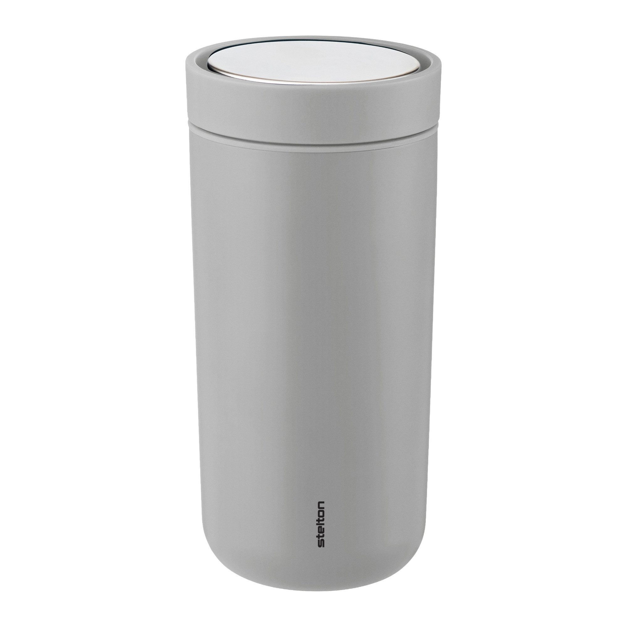 Stelton Thermobecher Stelton To Go Click Thermobecher 0.4 l, Silikon, Edelstahl, Pp-Kunststoff