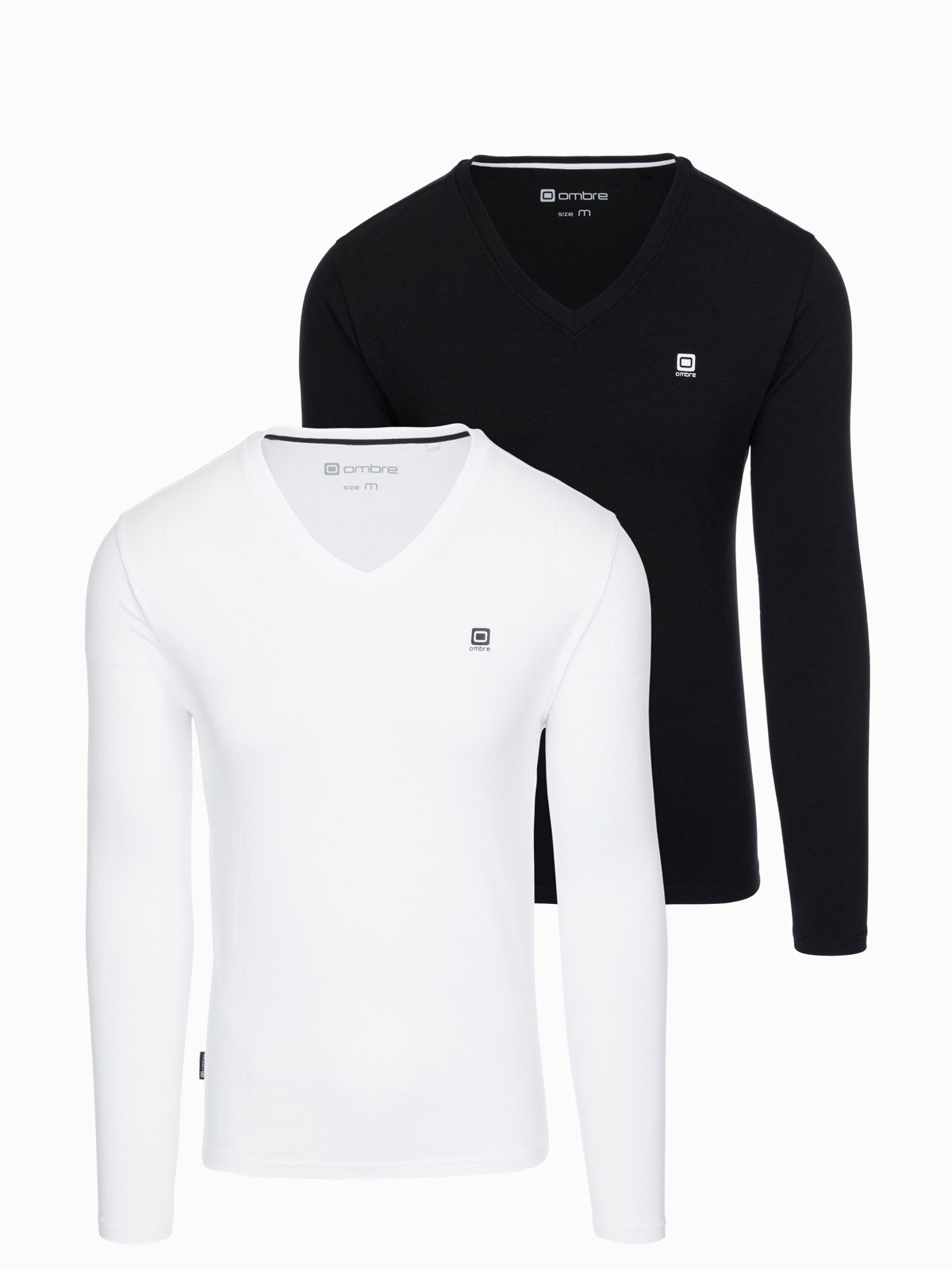 OMBRE Longshirt Longsleeve 2er-Pack günstig online kaufen