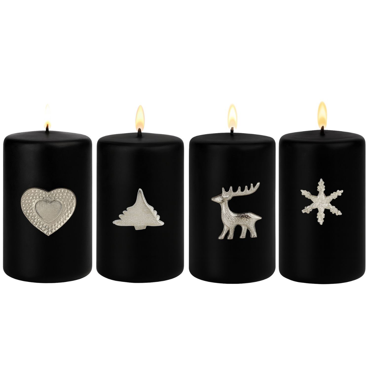 Marrakesch Orient & Mediterran Interior LED-Kerze 4er Set Kerzenpin Caloge günstig online kaufen