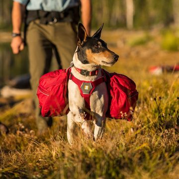 Ruffwear Hunde-Geschirr Hunderucksack Palisades Pack Red Currant