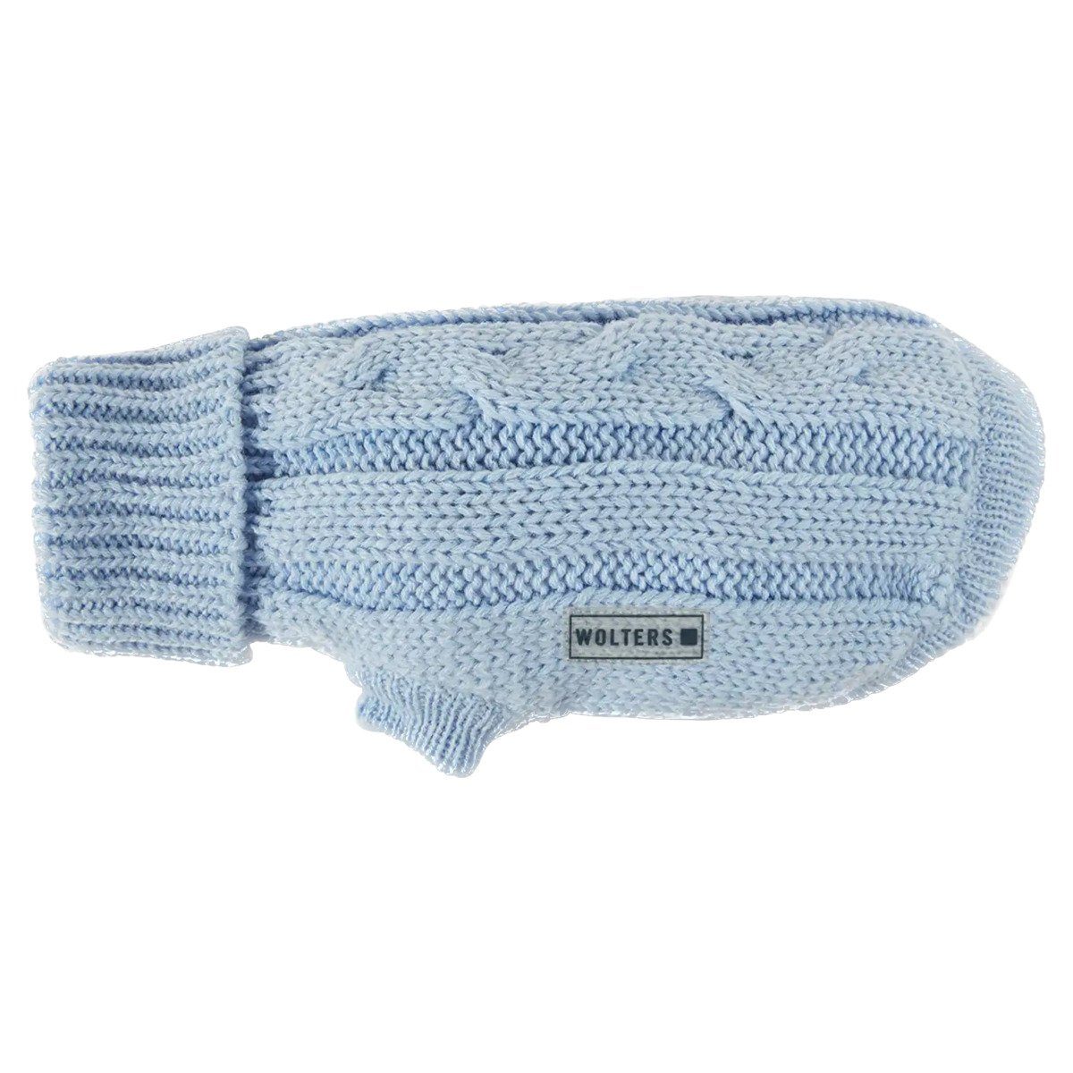 Wolters Hundepullover Zopf-Strickpullover sky blue