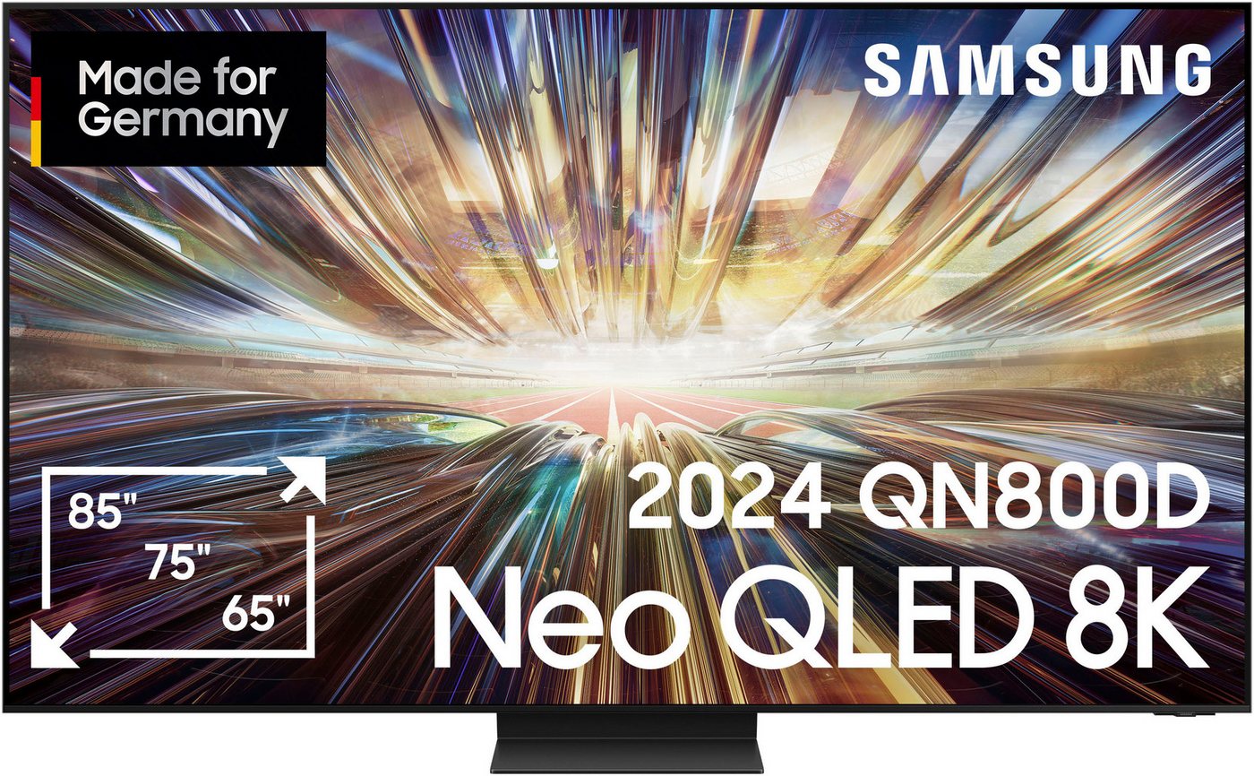 Samsung GQ65QN800DT QLED-Fernseher (163 cm/65 Zoll, 8K, Smart-TV) schwarz ! RABATT: 34.7% Samsung GQ65QN800DT QLED-Fernseher (163 cm/65 Zoll, 8K, Smart-TV) schwarz ! RABATT: 34.7%