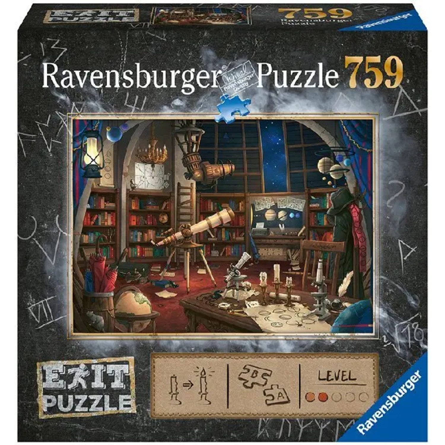 Ravensburger Puzzle Ravensburger EXIT Puzzle 19950 Sternwarte 759 Teile, 759 Puzzleteile