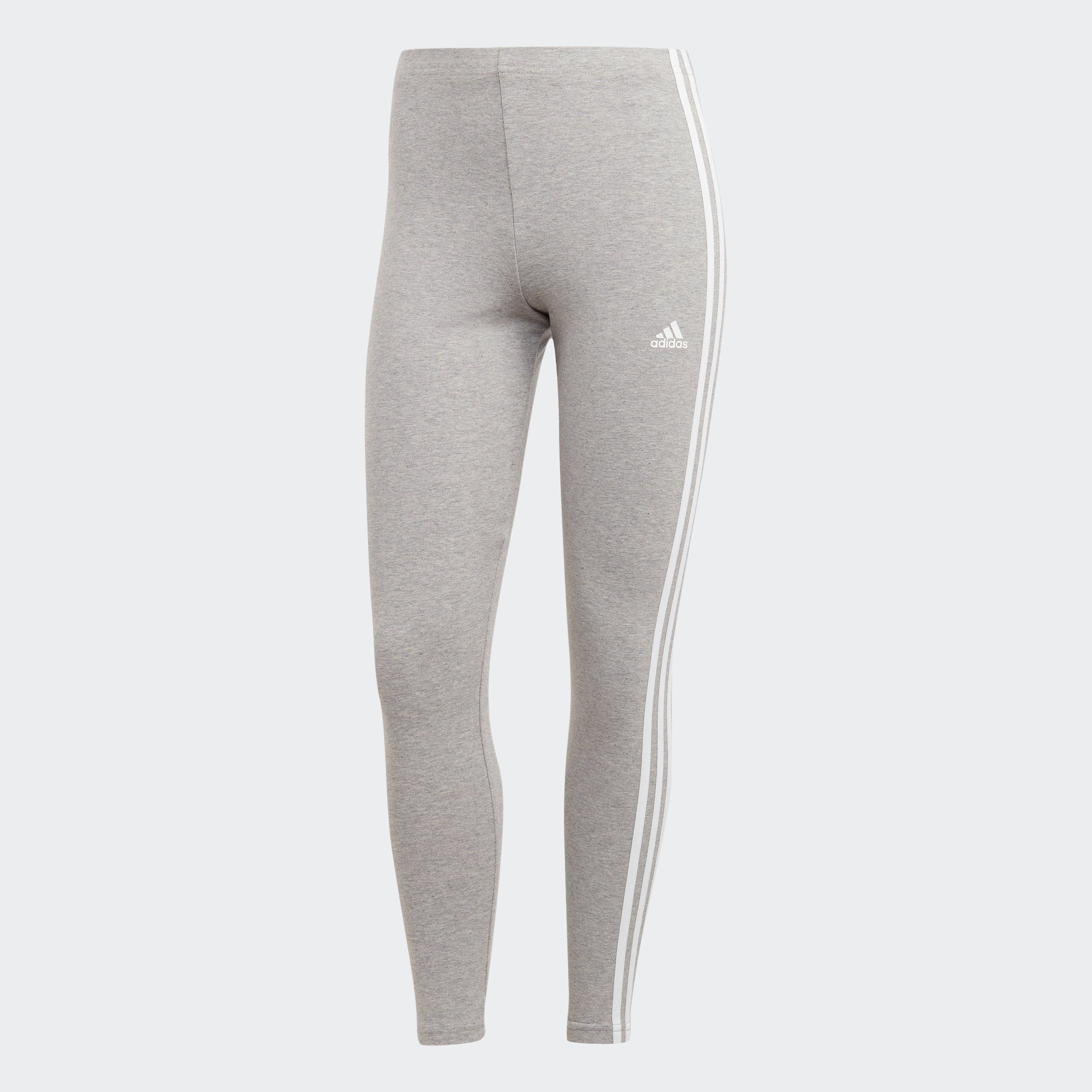 Grey White W Medium 3S / adidas HW (1-tlg) Leggings Sportswear LG Heather