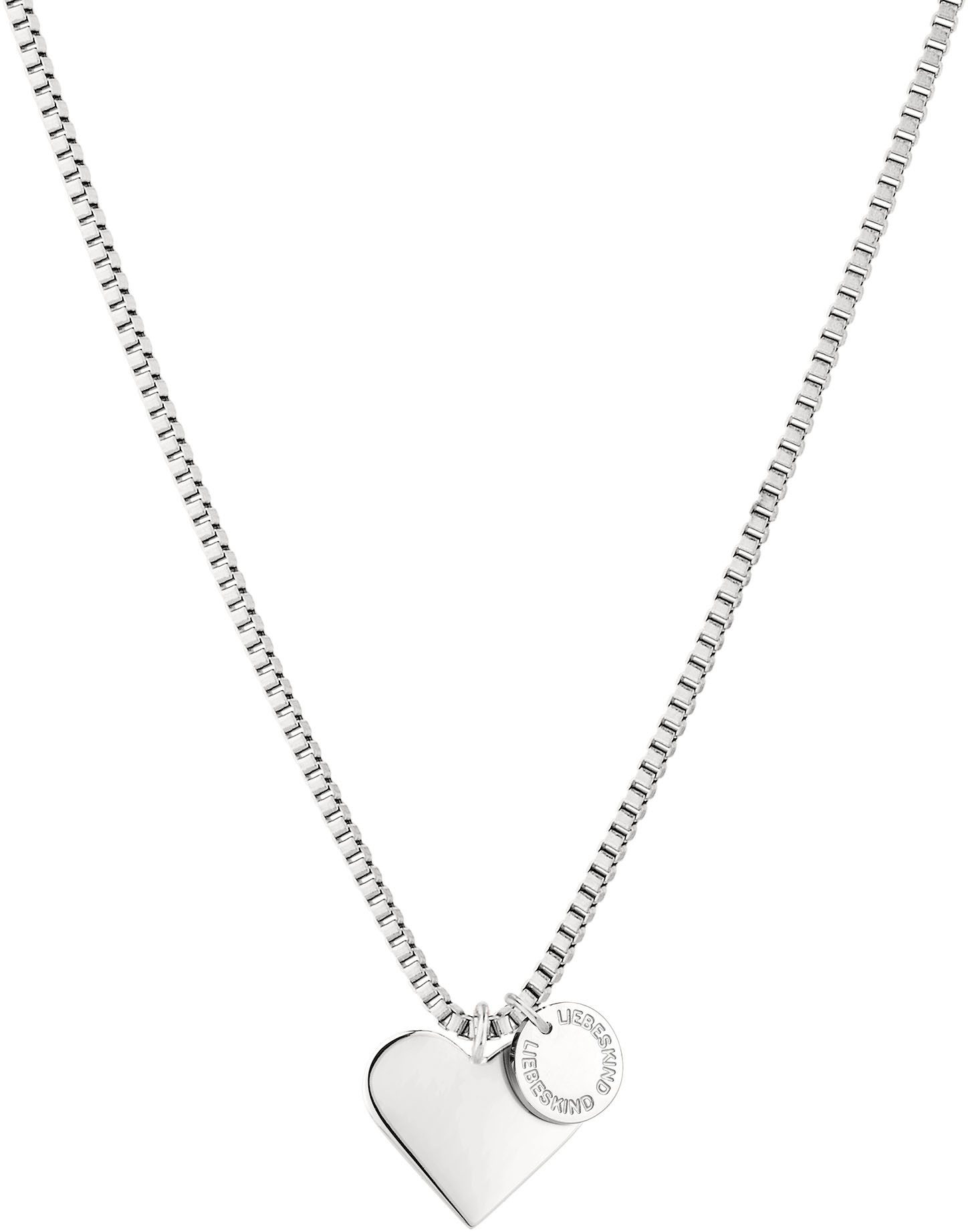 Kette mit Anhänger Schmuck Geschenk Edelstahl Halskette Herz, LJ-0503-N-45, LJ-0811-N-45