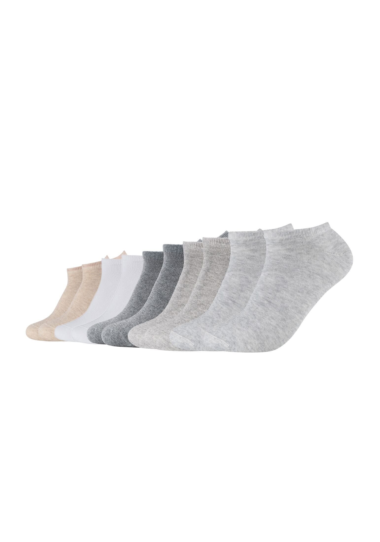 s.Oliver Sneakersocken 10er Pack Unisex Sneakersocken aus natürlicher Baumwolle