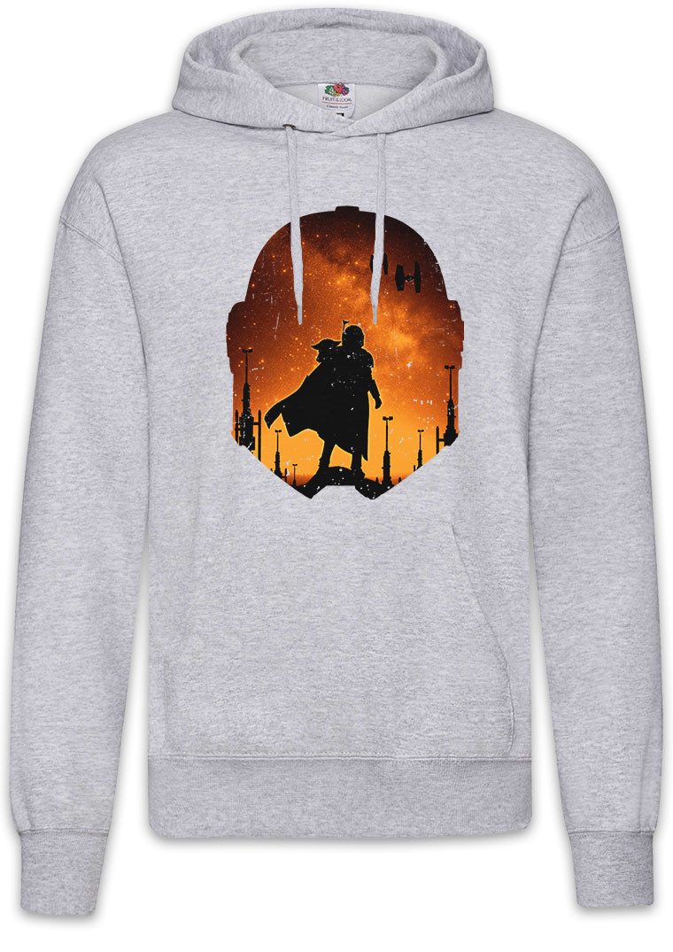 Hoodie Djarin Landscape Herren Hoodie Star Din Rebel Mandalorian Wars Baby