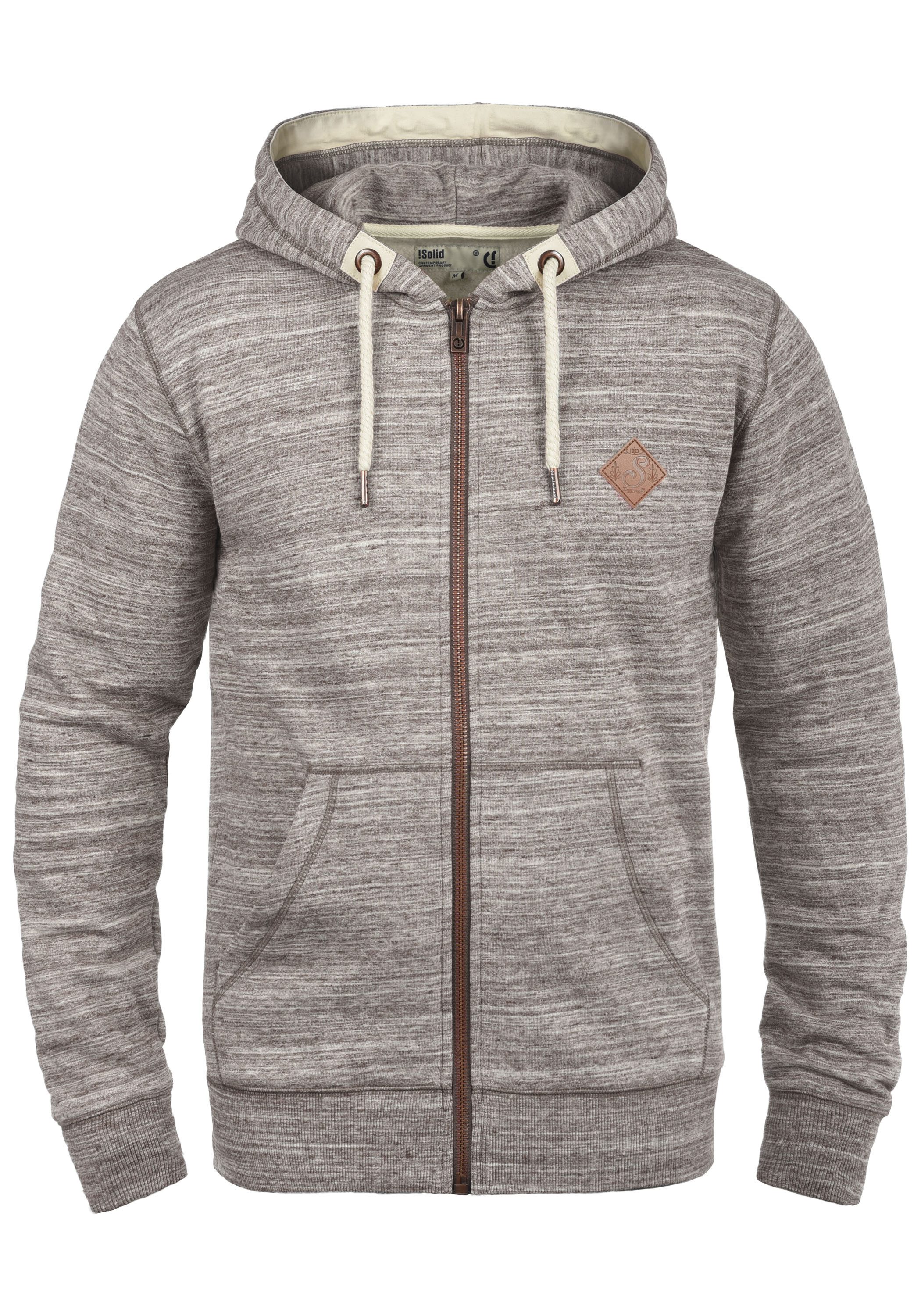 !Solid Kapuzensweatjacke SDCraig Kapuzensweatshirt mit Melange Optik