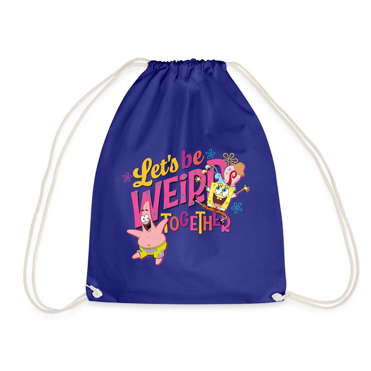 Spreadshirt Turnbeutel SpongeBob Schwammkopf Patrick Gary Freundschaft Turnbeutel (1-tlg)