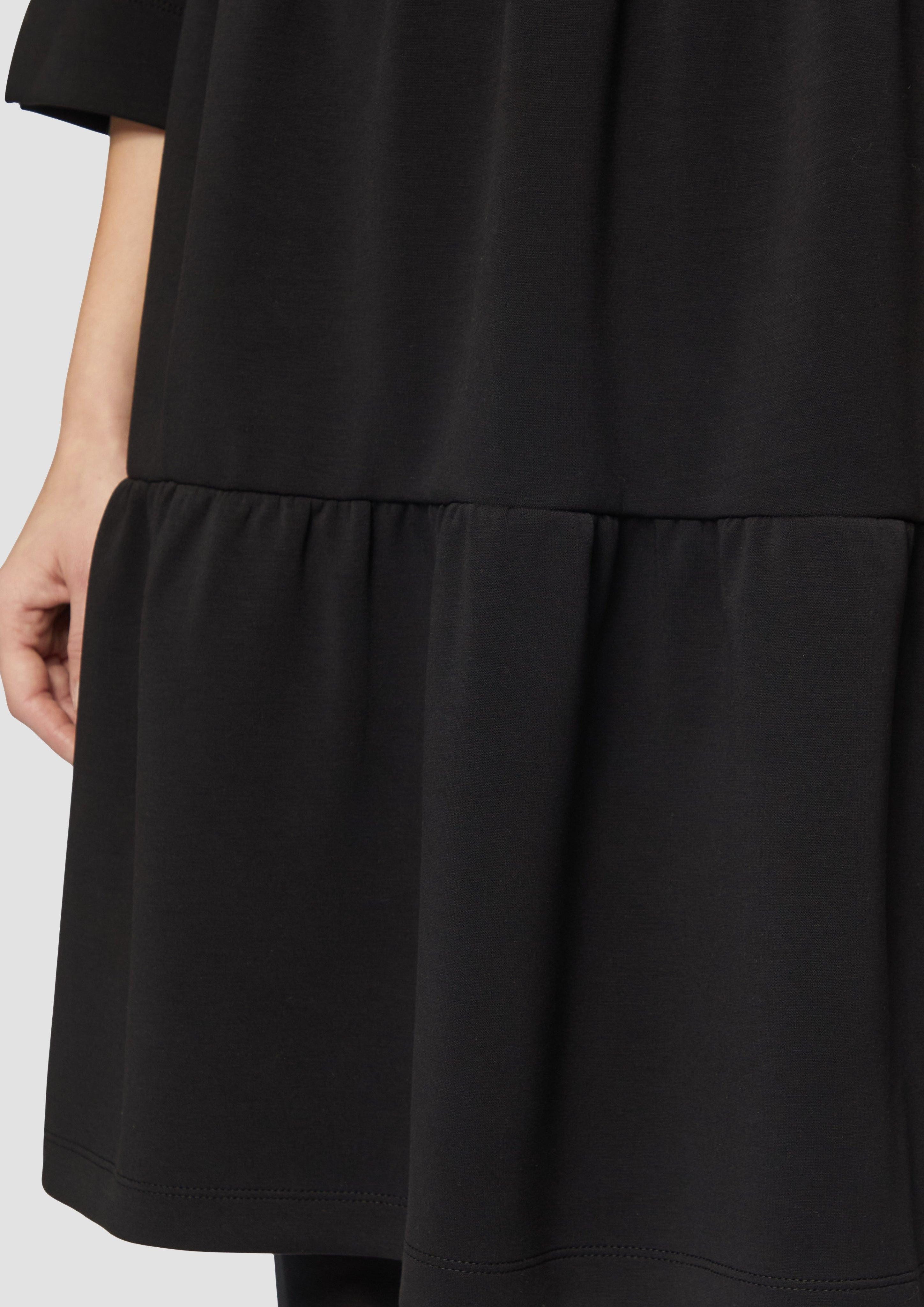 s.Oliver BLACK LABEL Minikleid Scuba-Kleid mit günstig online kaufen