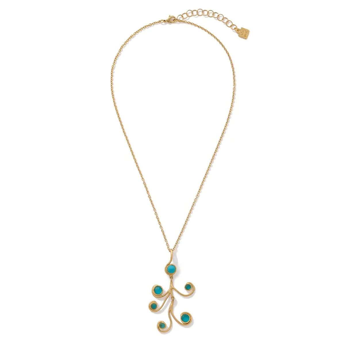 Ohrring und Ketten Set Art déco-Kette »Spiralen«.