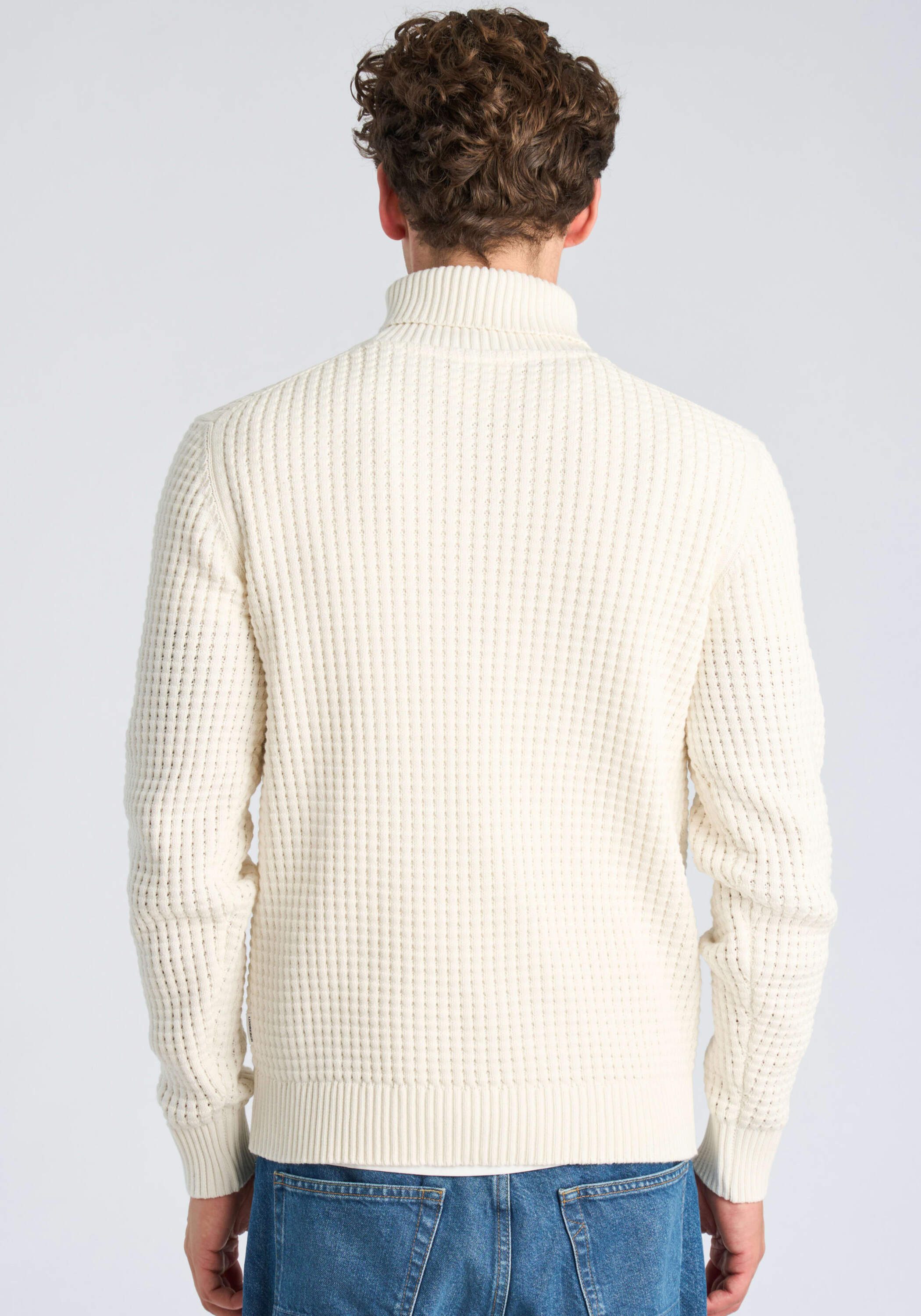 LINDBERGH Rollkragenpullover Rollkragenpulli Relaxed Fit