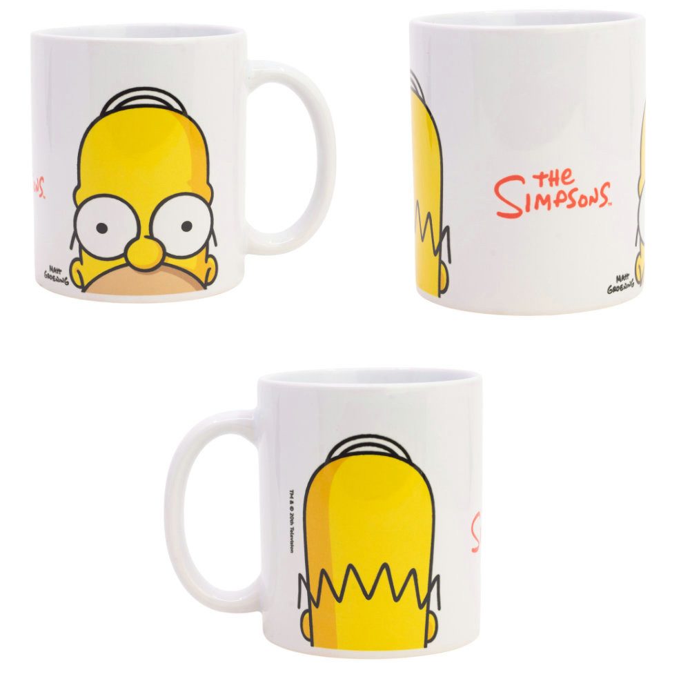 The Simpsons Tasse Die Simpsons Homer Teetasse Tasse Kaffeetasse Geschenkidee 325 ml, Keramik