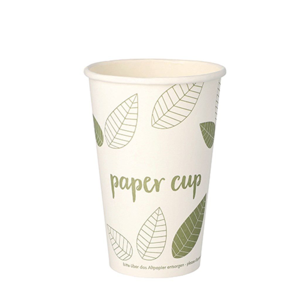 PAPSTAR Кружки 50 Trinkbecher, Pappe "pure" 0,3 l Ø 8 cm · 11,7 cm "ZERO"