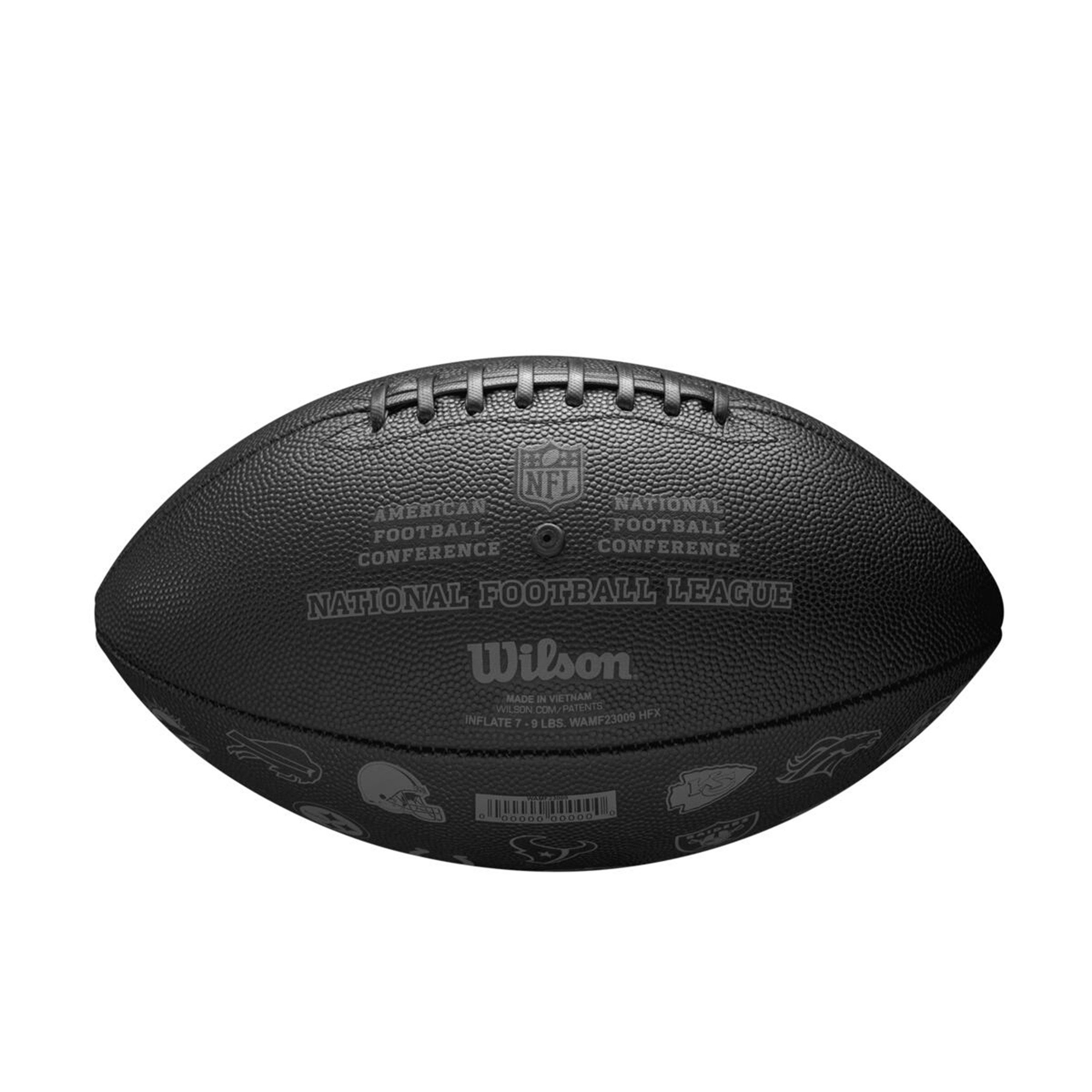 Wilson Football Wilson American Football NFL 32 Team BLACK in offizieller Größe