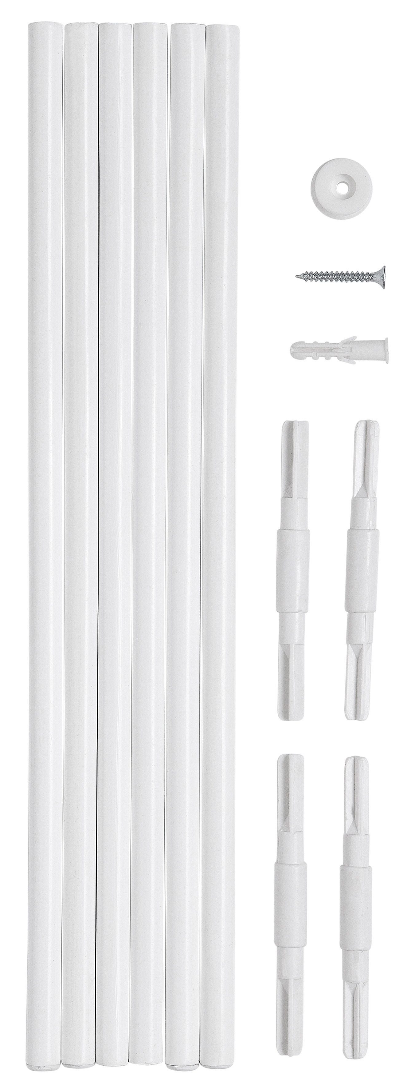 my home Raffrollo Regina, mit Schlaufen, Transparent, Voile, Polyester, einfarbig, uni