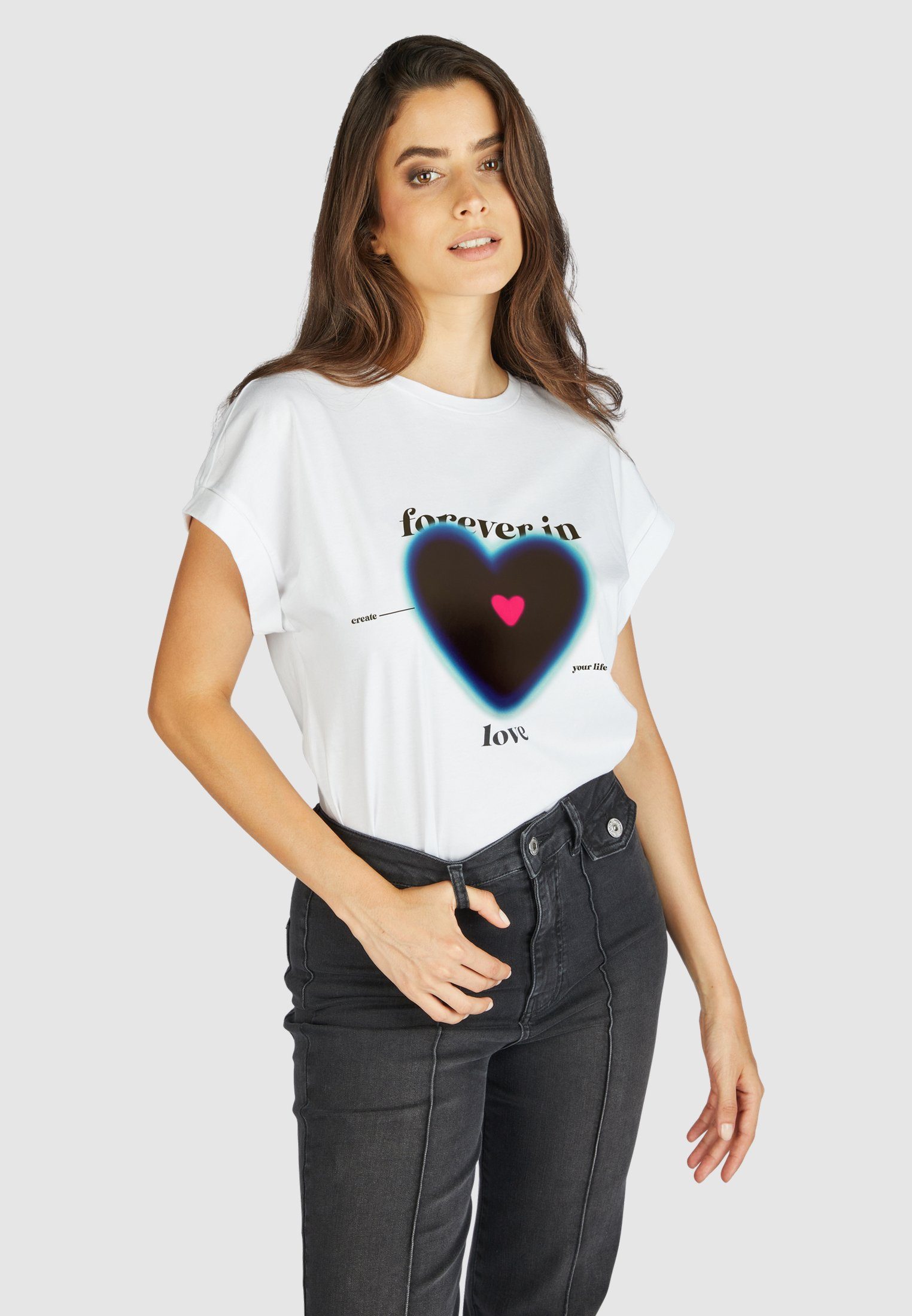 "Heart"-Print MARC mit AUREL T-Shirt