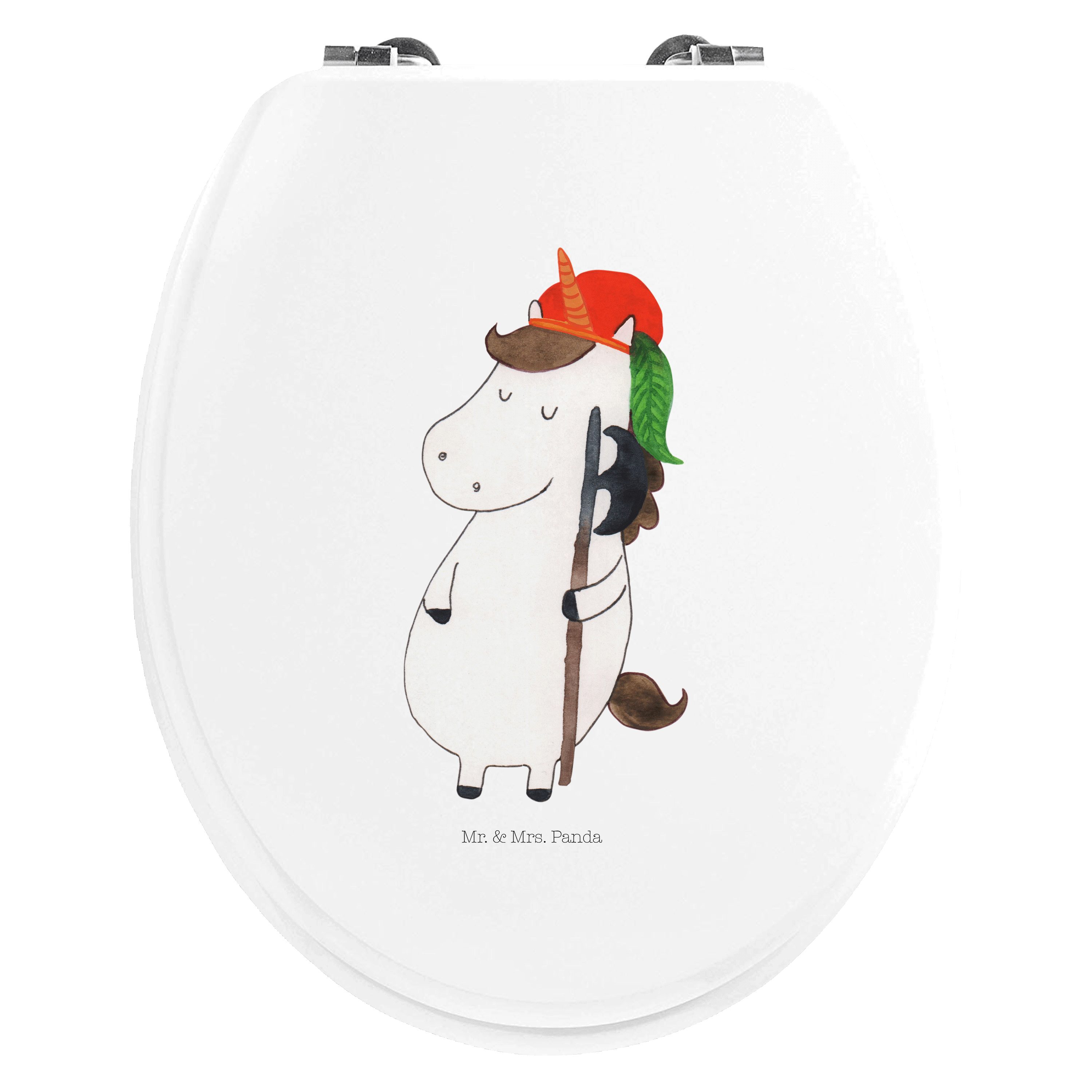WC-Sitz Einhorn Junge - Weiß - Geschenk, Toilette, Unicorn, Einhörner, Bube