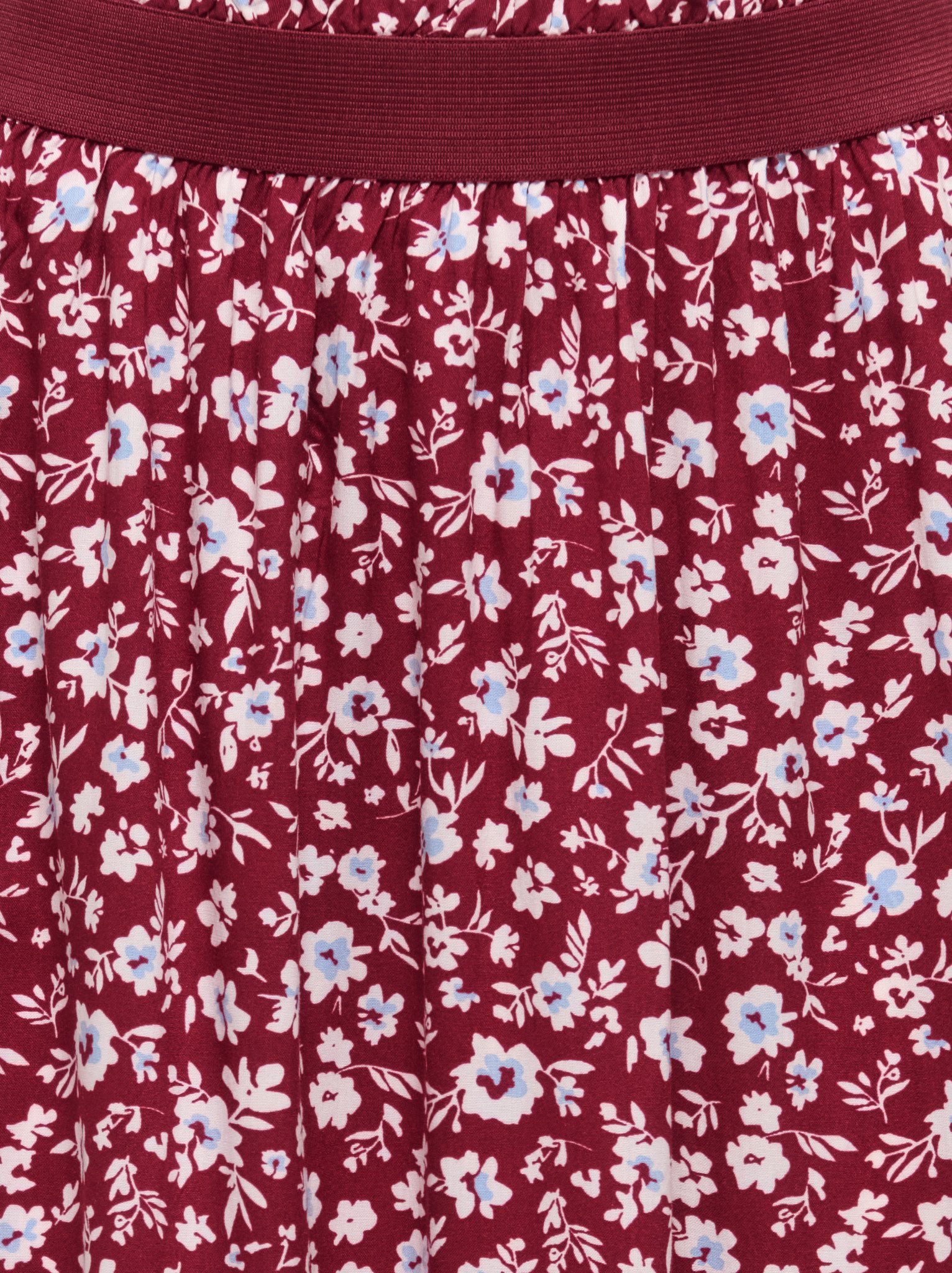 ONLY Maxirock ONLVENEDIG AOP LIFE LONG SKIRT Viskose, wadenlang