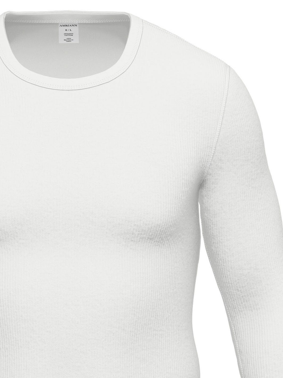 Ammann Unterhemd langarm Shirt Day Classic / Doppelripp Exquisit (Stück, 1-St) hohe Markenqualität