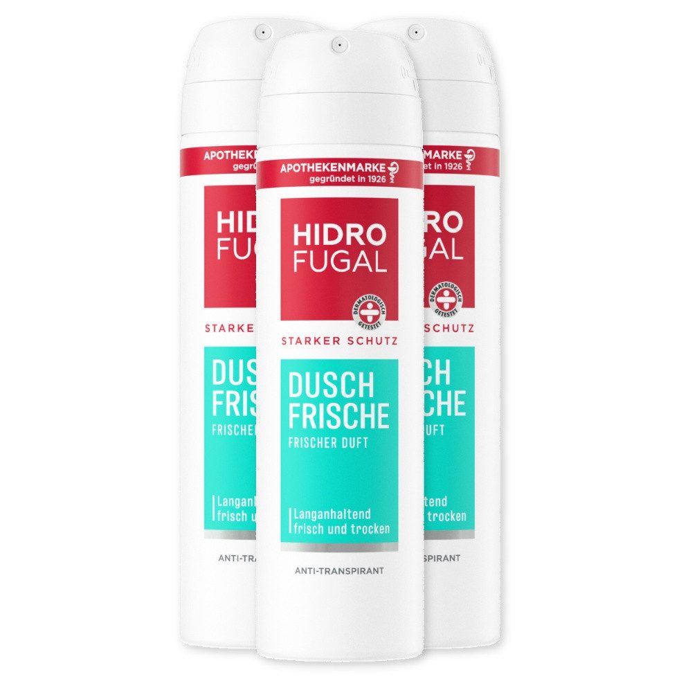 Hidrofugal Deo-Spray HIDROFUGAL Deo Dusch Frische Spray 3x150ml, 3-tlg.