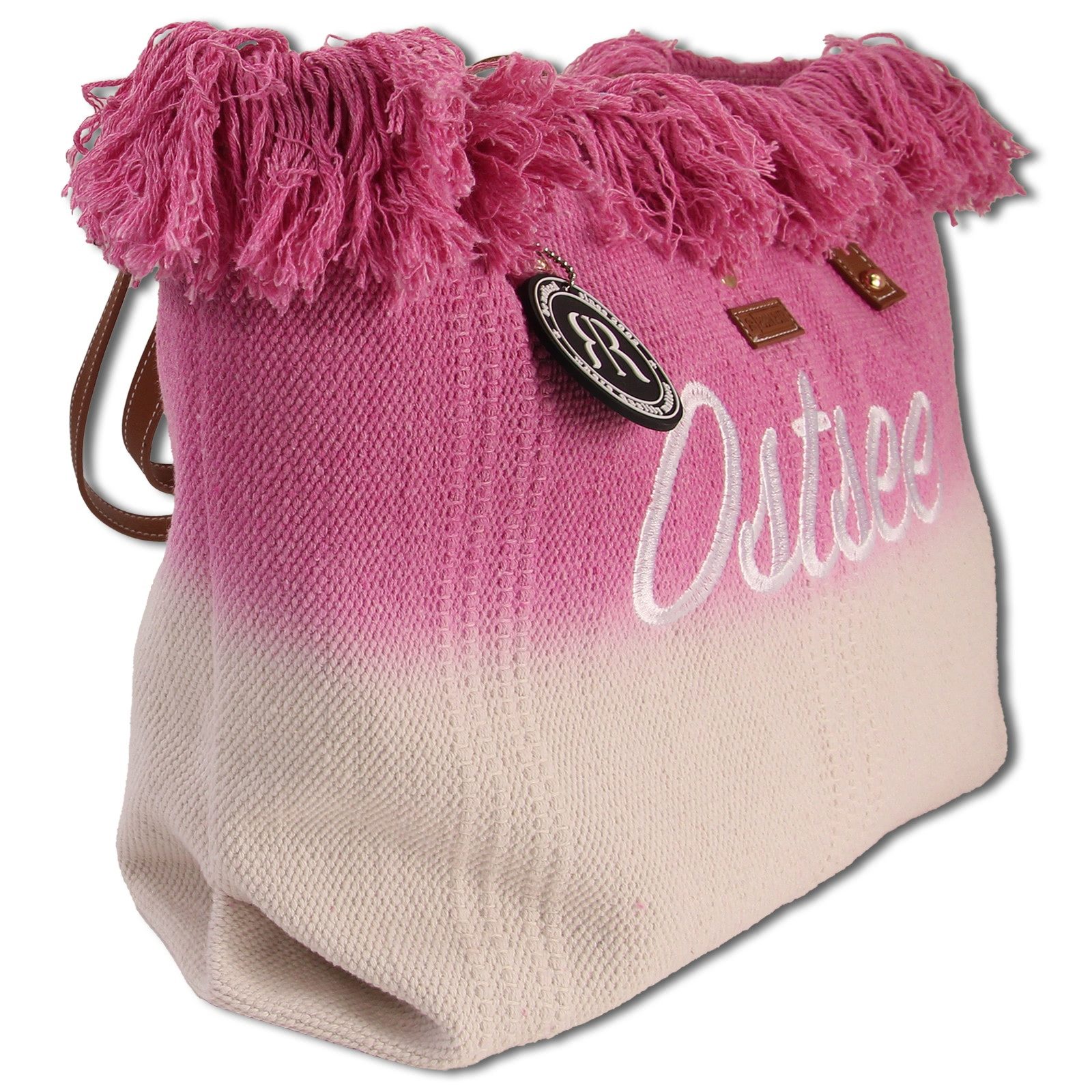 Robin Ruth Schultertasche Robin Ruth Schultertasche Baumwolle rosa (Schultertasche), Schultertasche Baumwolle, rosa, natur ca. 24cm hoch