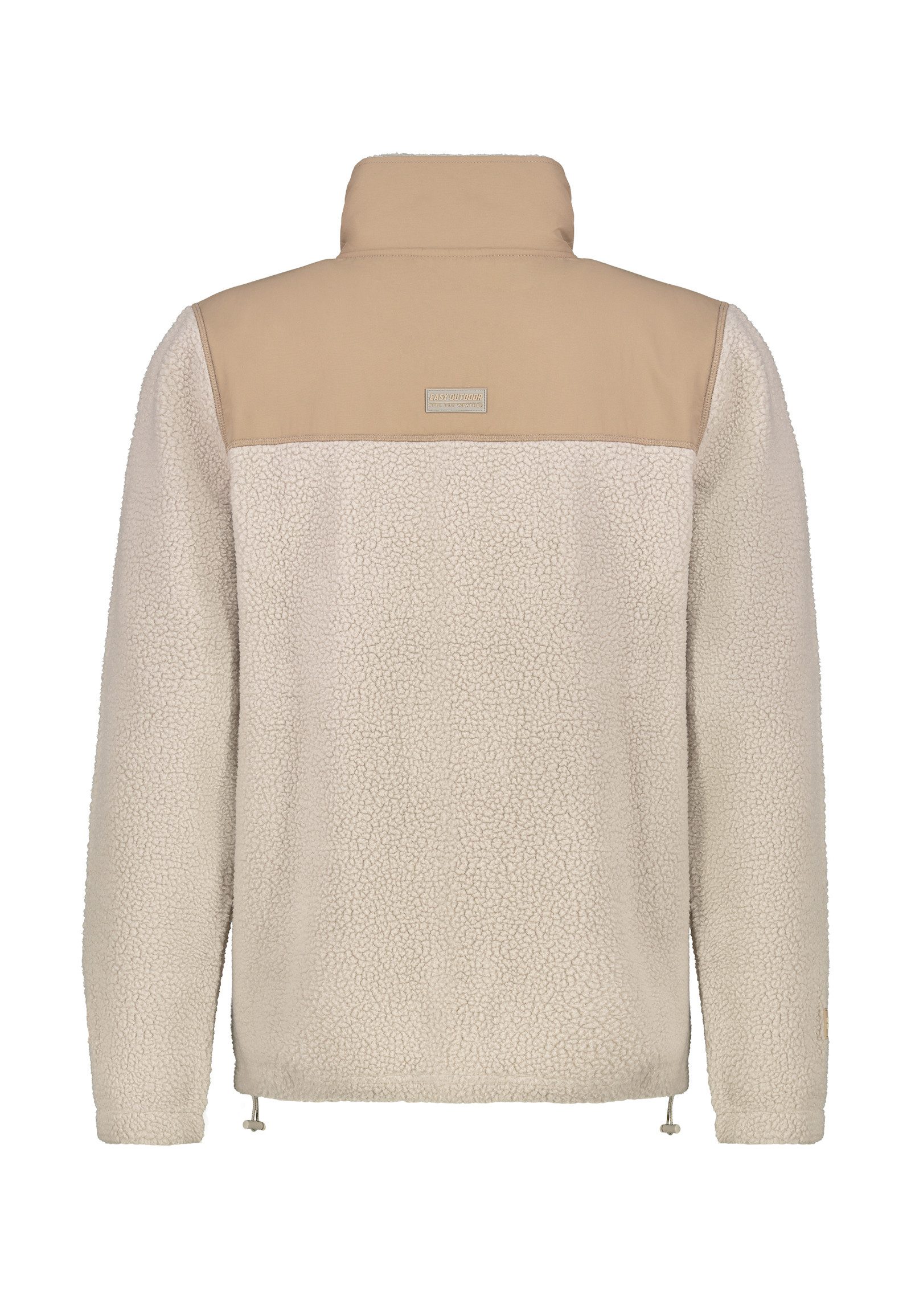 SUBLEVEL Fleecejacke Herren Teddyfleecejacke mit Brusttasche und Stehkr Fle günstig online kaufen