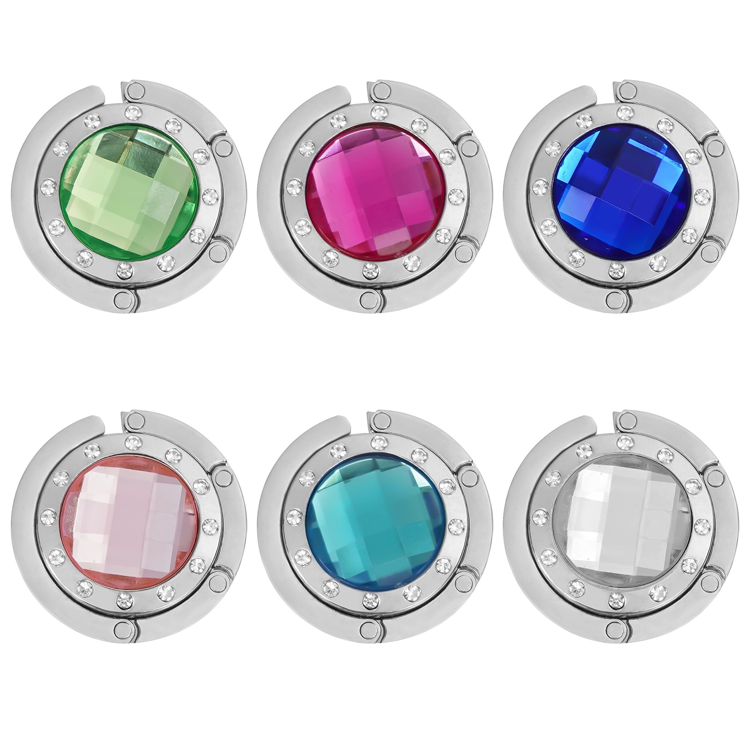 Kurtzy Taschen-Halterung Tragbare Handtaschenhaken - 6er Pack - Silber, (1- günstig online kaufen