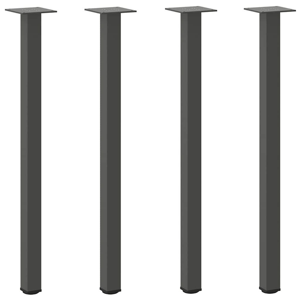 vidaXL Tischbein Konsolentischbeine 4 Stk. Anthrazit günstig online kaufen