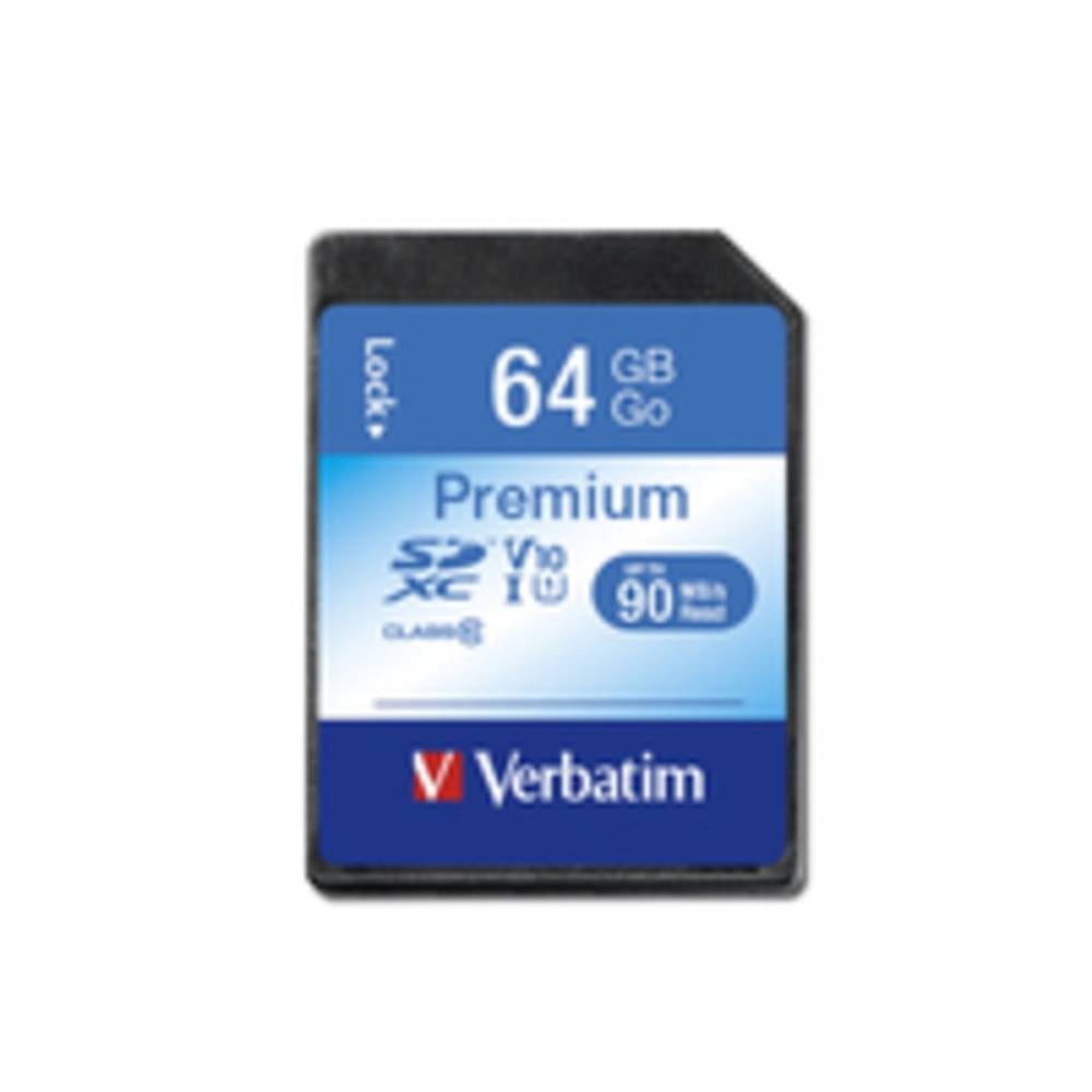 Verbatim SDXC Karte 64GB Class 10 44024 Speicherkarte