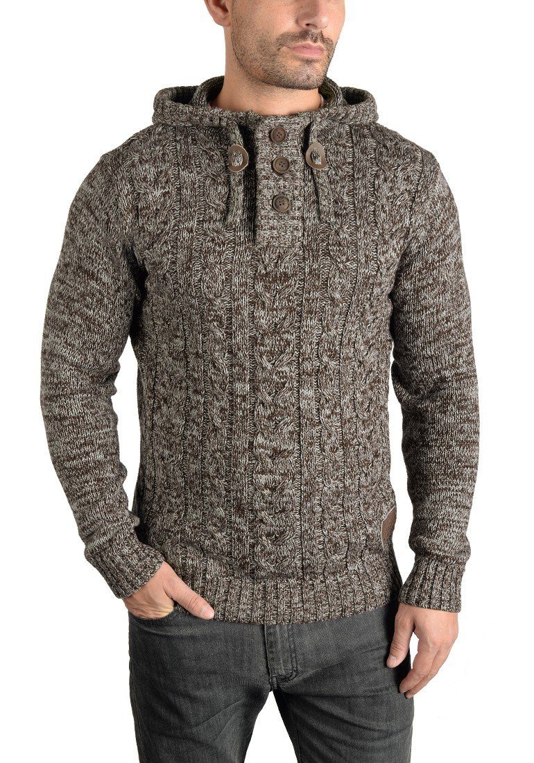 !Solid Kapuzenpullover SDPierre Strickpullover mit Kapuze