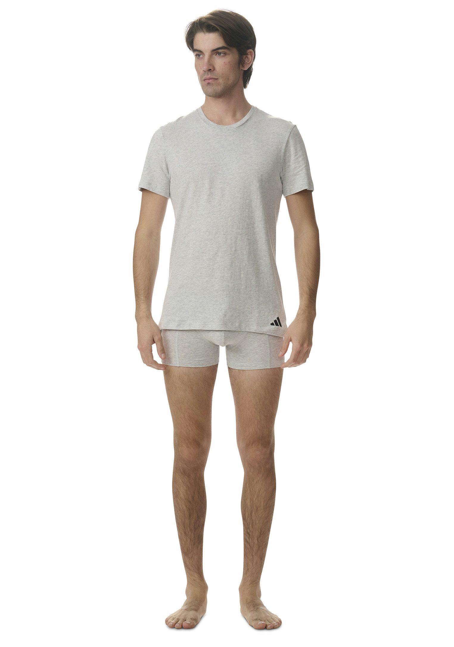 adidas Sportswear T-Shirt Active Core Cotton (3er Pack) Lockere Passform, Rundhals-Ausschnitt, Kurzarm