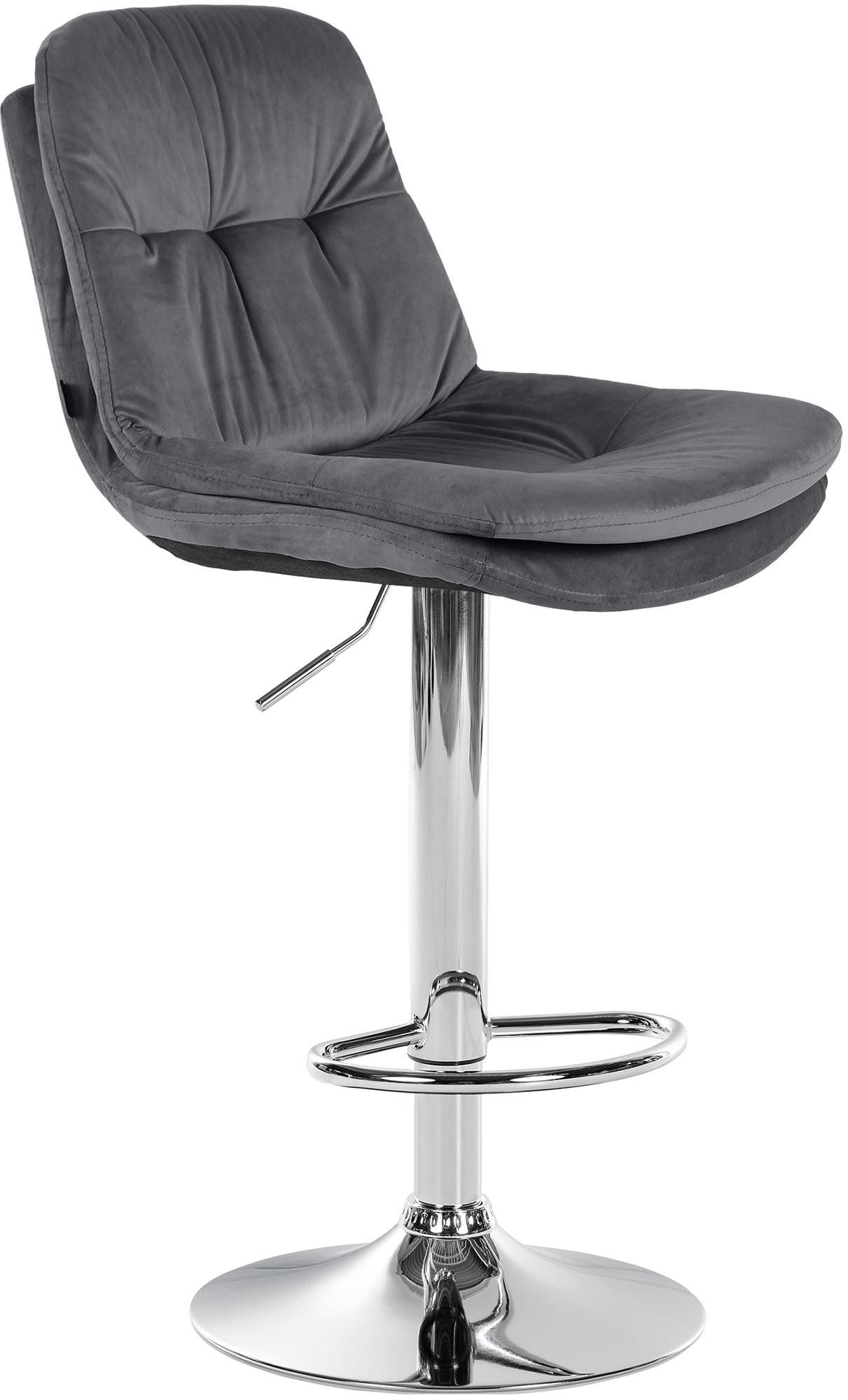 CLP Barhocker Laurel, mit Samtbezug, drehbar, günstig online kaufen