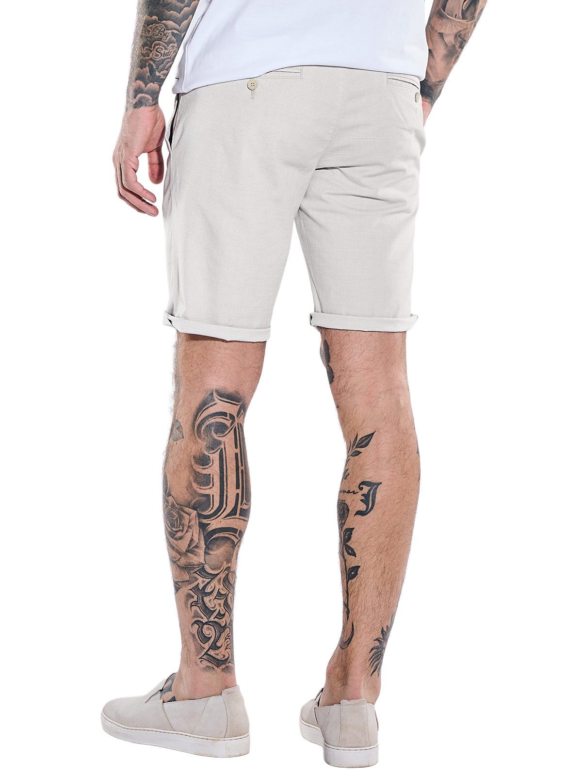 emilio adani Bermudas Herren Bermuda mit Tunnelzug, Sand