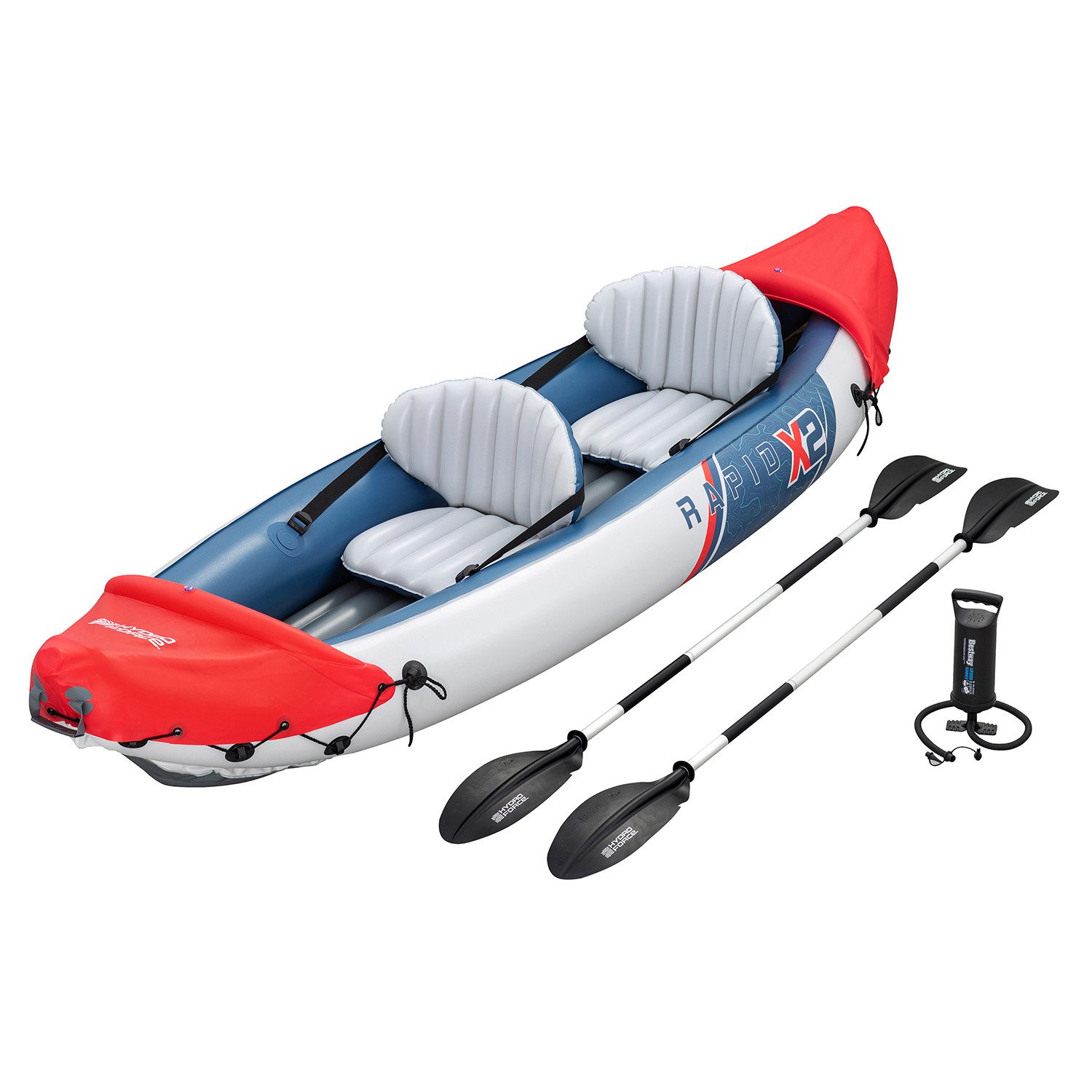 Bestway Tourenkajak Bestway Hydro-Force Kajak-Set Rapid X2 321 x 88 x 44 cm