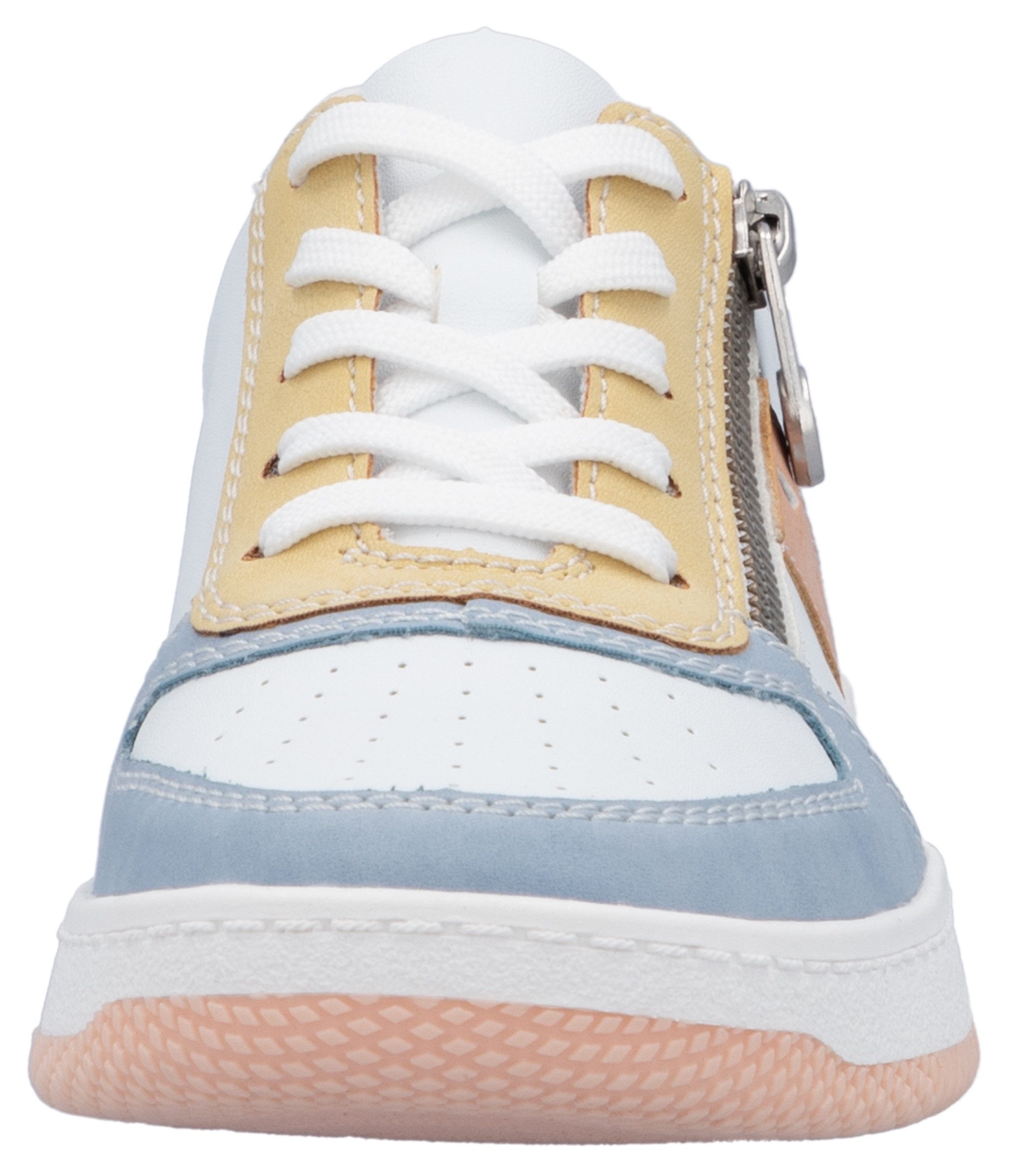 RIEKER Sport Sneaker in aktueller Farbkombination, Freizeitschuh, Halbschuh, Schnürschuh